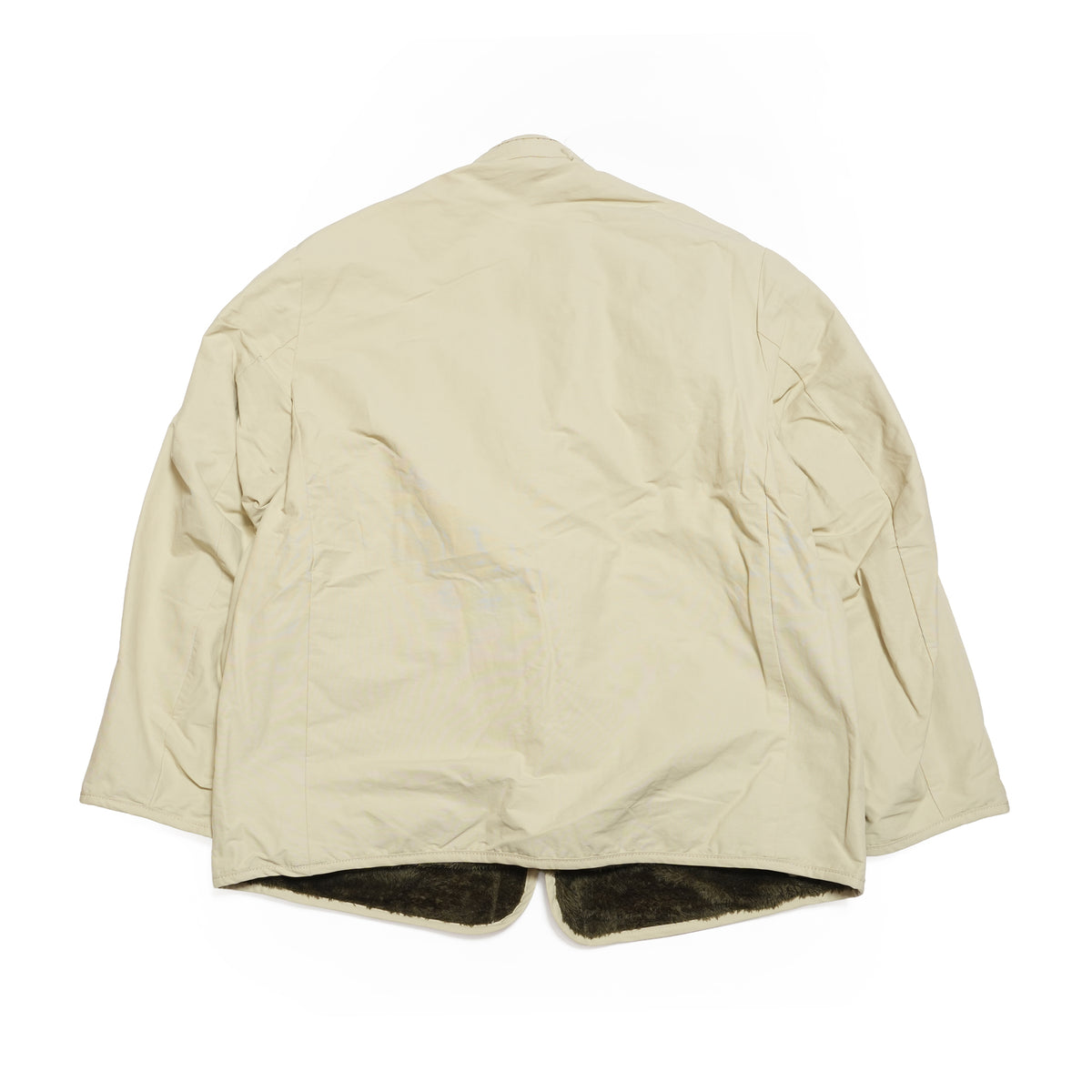 CottonNylon Reversible Jacket – Ivory | ARMY TWILL
