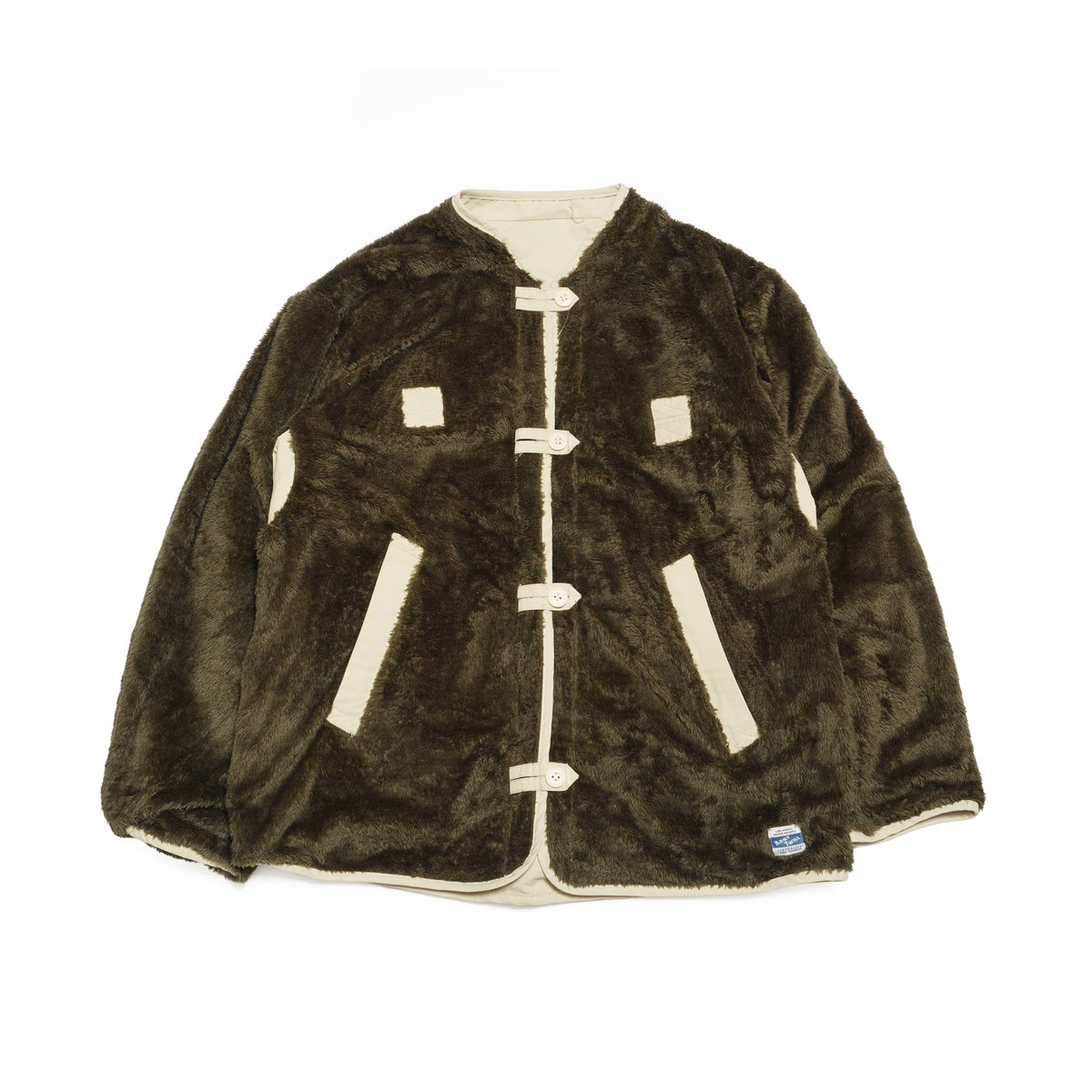 CottonNylon Reversible Jacket – Ivory | ARMY TWILL