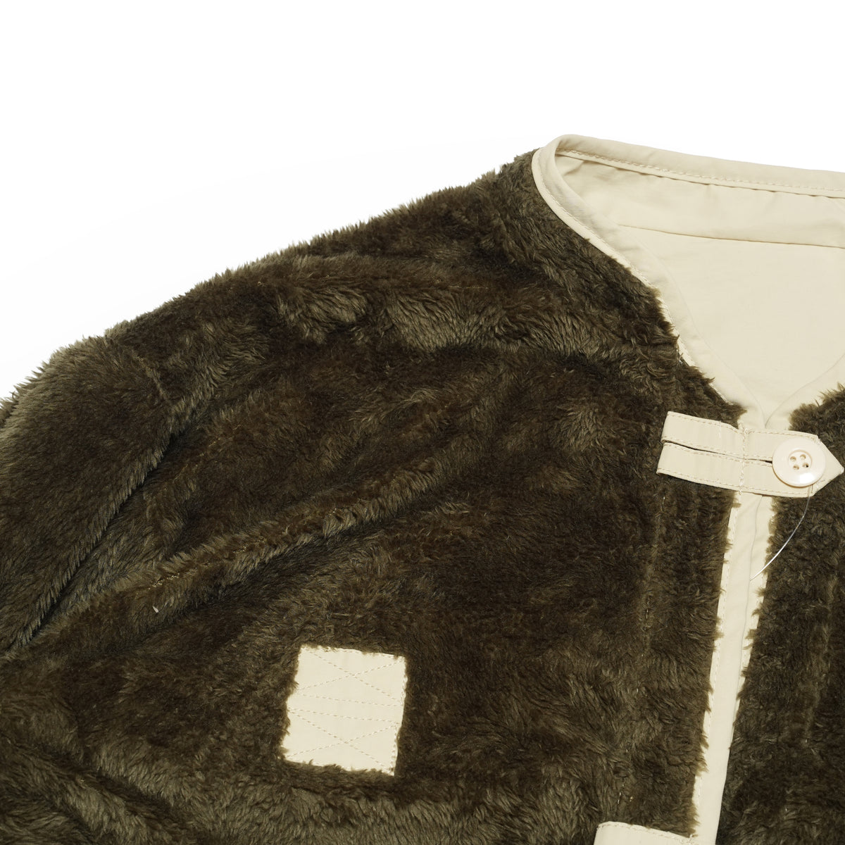 CottonNylon Reversible Jacket – Ivory | ARMY TWILL
