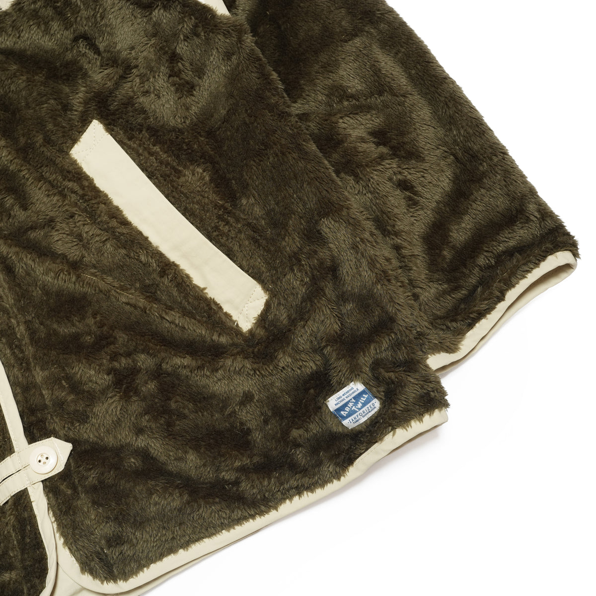 CottonNylon Reversible Jacket – Ivory | ARMY TWILL