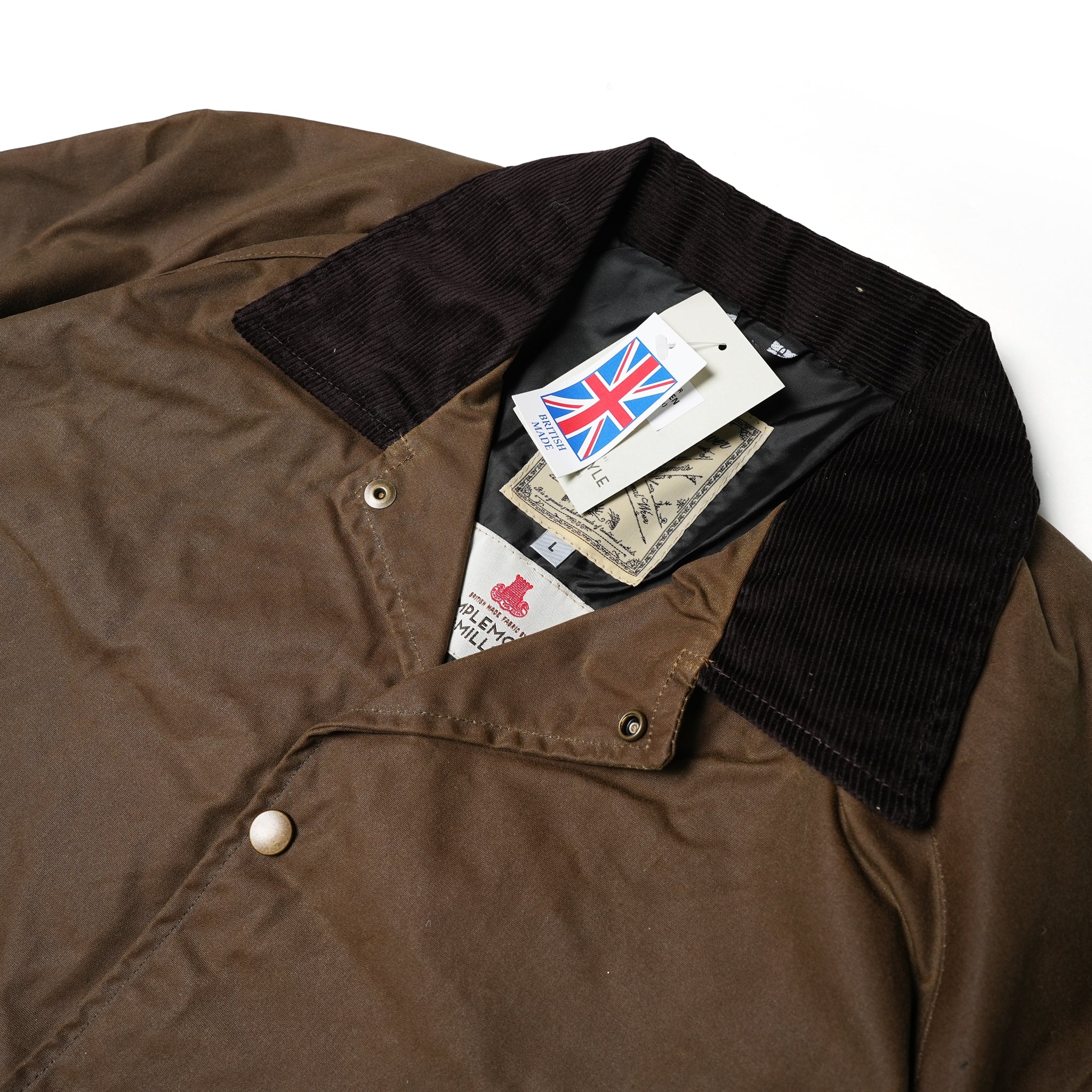 No:HFW22 FW01 | Name:Coach Jacket | Color:Black/Brown【H.F AND WEAVER_エイチ.エフ アンド ウィーバー】