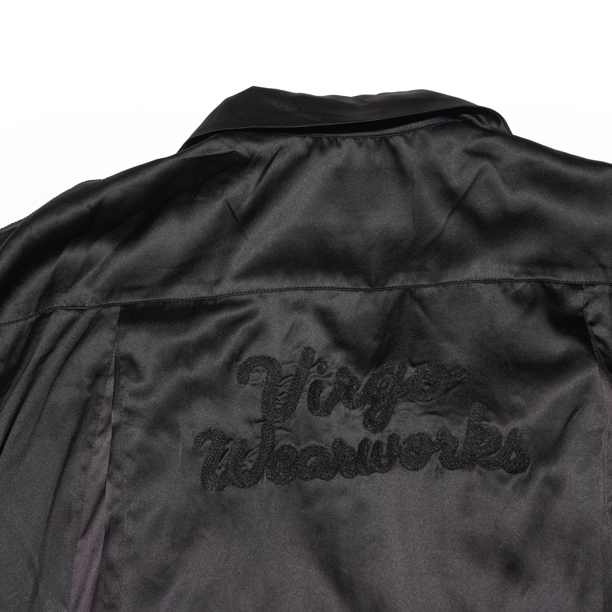 LUXE BOWLING SATIN SHIRT – Black | VIRGOwearworks