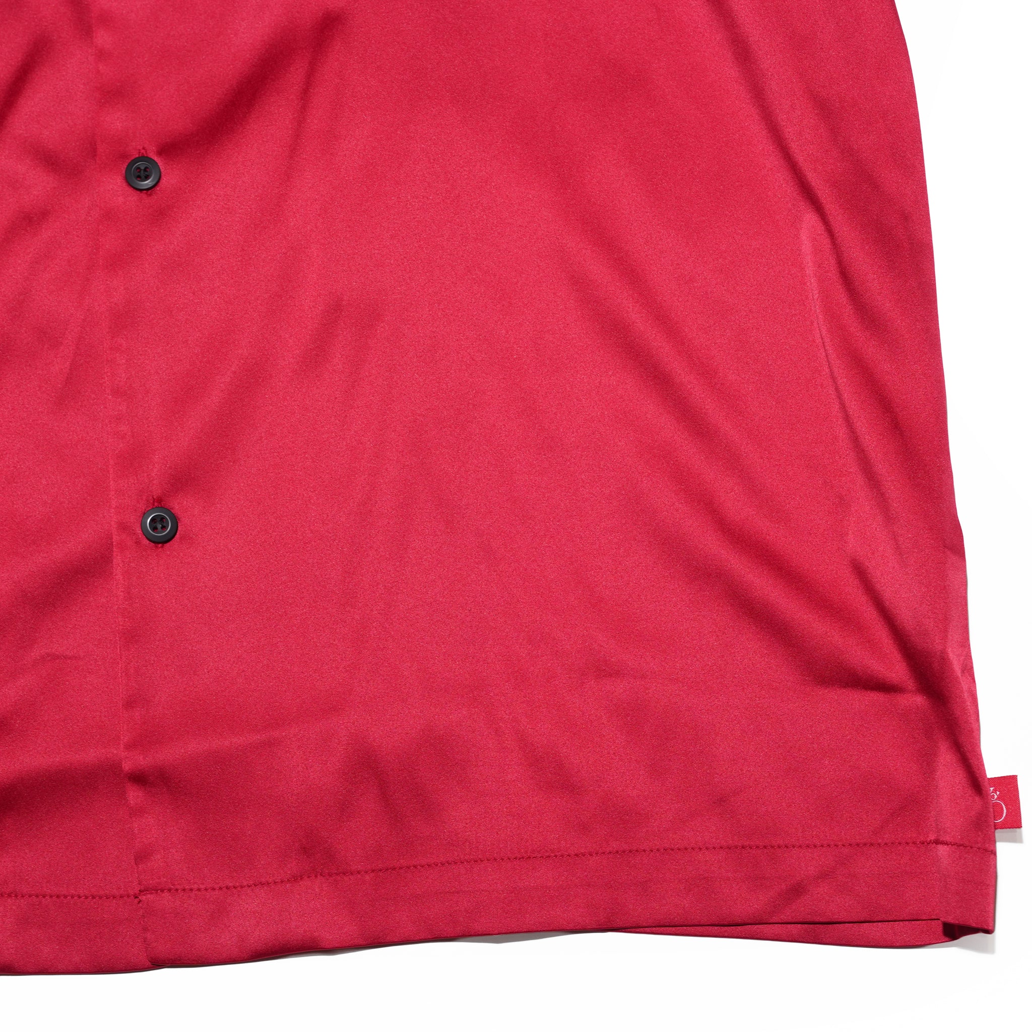 LUXE BOWLING SATIN SHIRT – Red | VIRGOwearworks