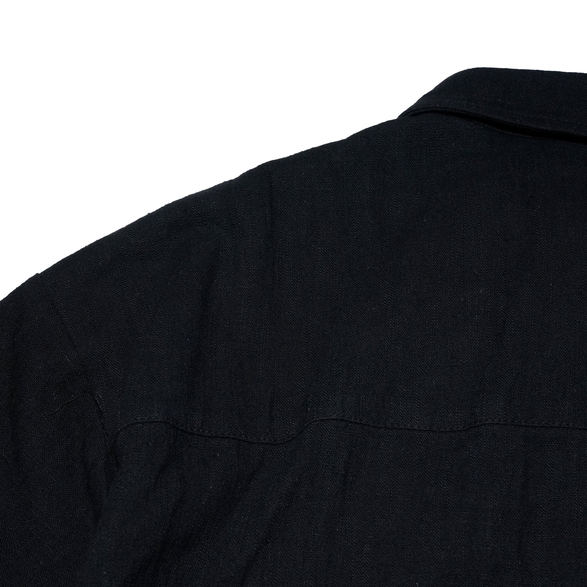 Camelia Applique Boxy Shirt | Color_Black | No_32SM00BLM152BLK_BLACK【SISTER JANE_シスタージェーン】