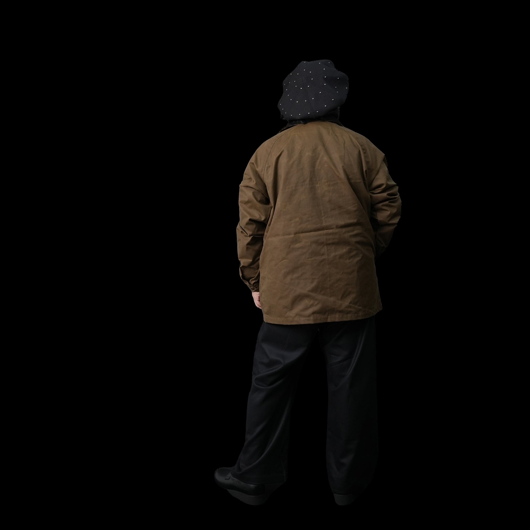 No:HFW22 FW01 | Name:Coach Jacket | Color:Black/Brown【H.F AND WEAVER_エイチ.エフ アンド ウィーバー】