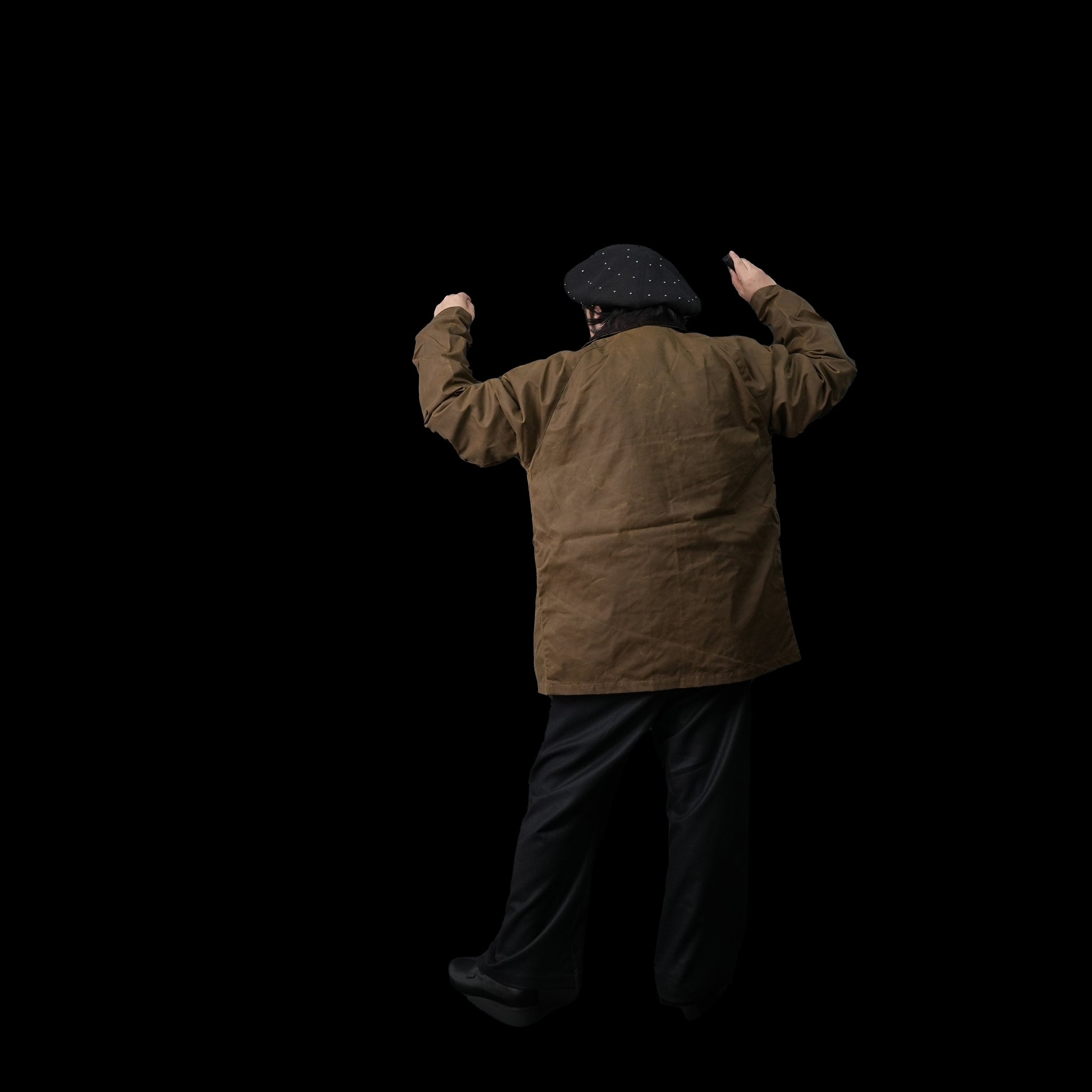 No:HFW22 FW01 | Name:Coach Jacket | Color:Black/Brown【H.F AND WEAVER_エイチ.エフ アンド ウィーバー】
