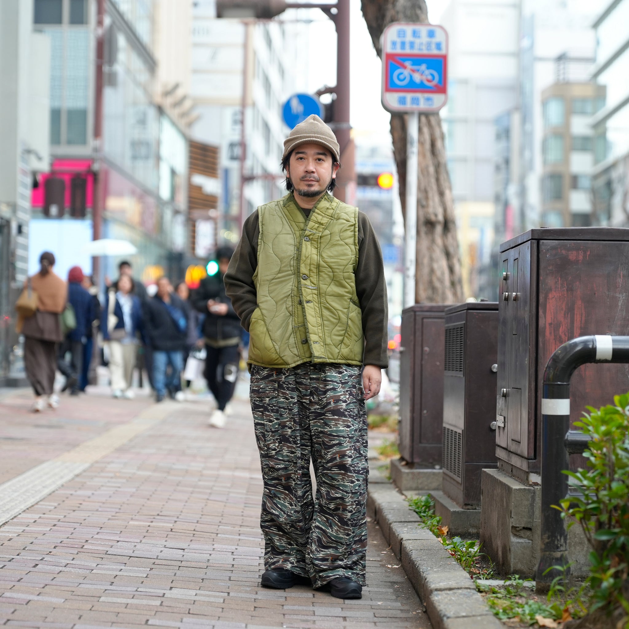 QUILTING VEST | Color_Olive | No_odd2025aw-006【ODDMENT_オッドメント】
