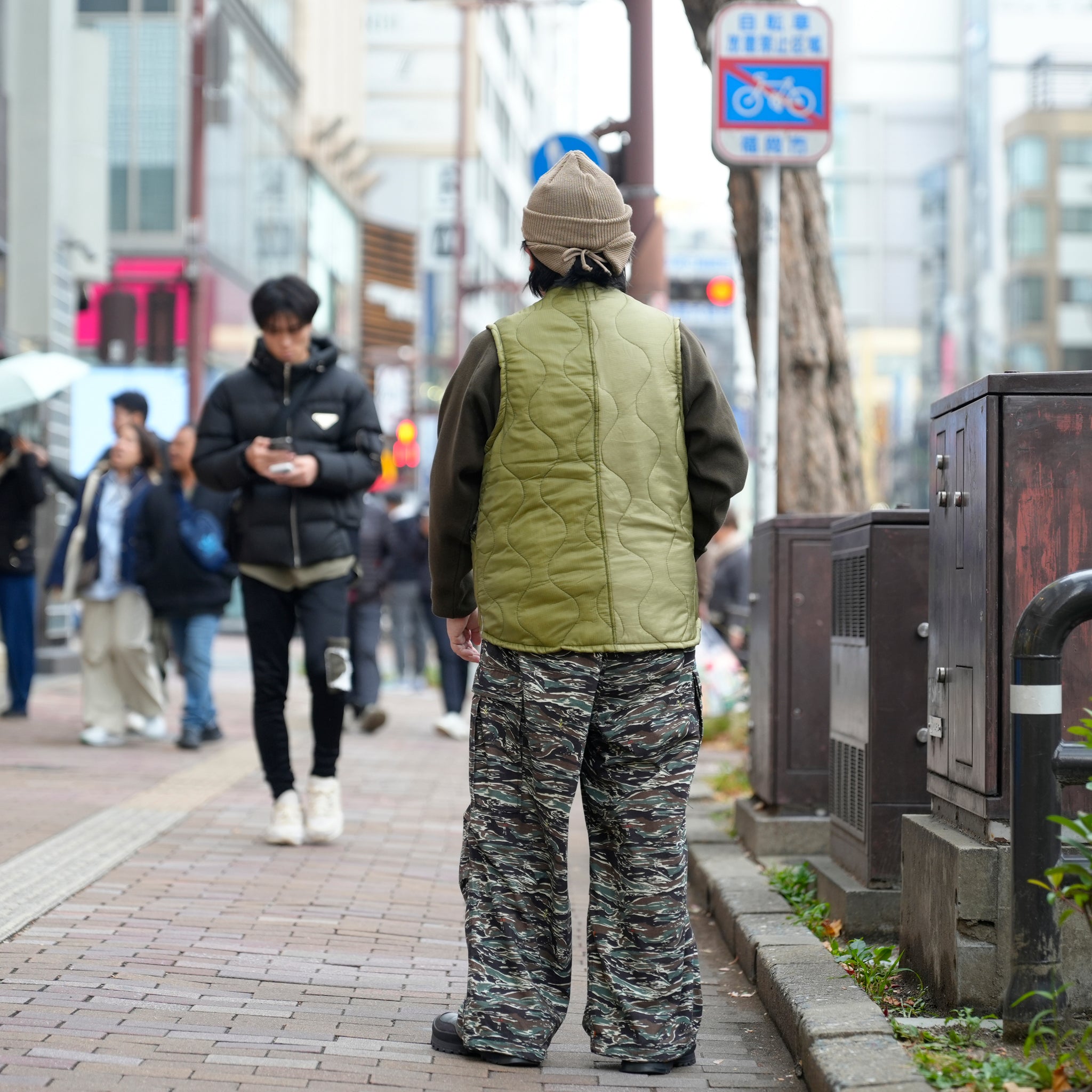 QUILTING VEST | Color_Olive | No_odd2025aw-006【ODDMENT_オッドメント】