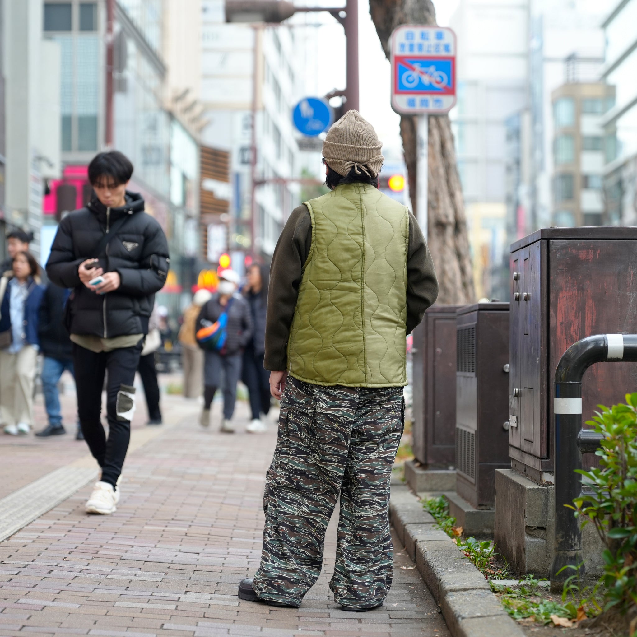 QUILTING VEST | Color_Olive | No_odd2025aw-006【ODDMENT_オッドメント】