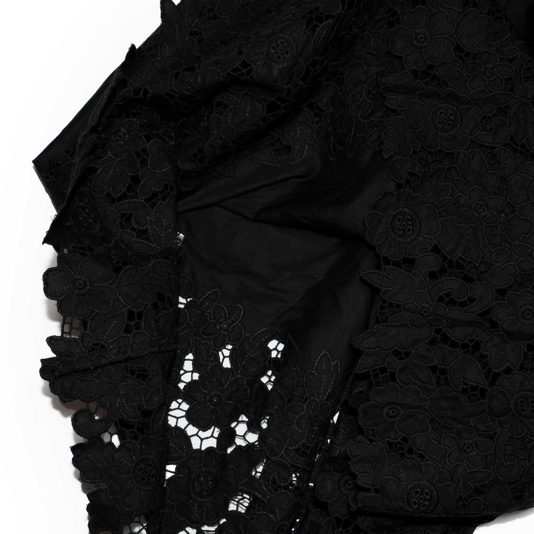 La Fiesta Embroidered Maxi Skirt | Color_Black | No_32SJ00SK454BLK_BLACK【SISTER JANE_シスタージェーン】