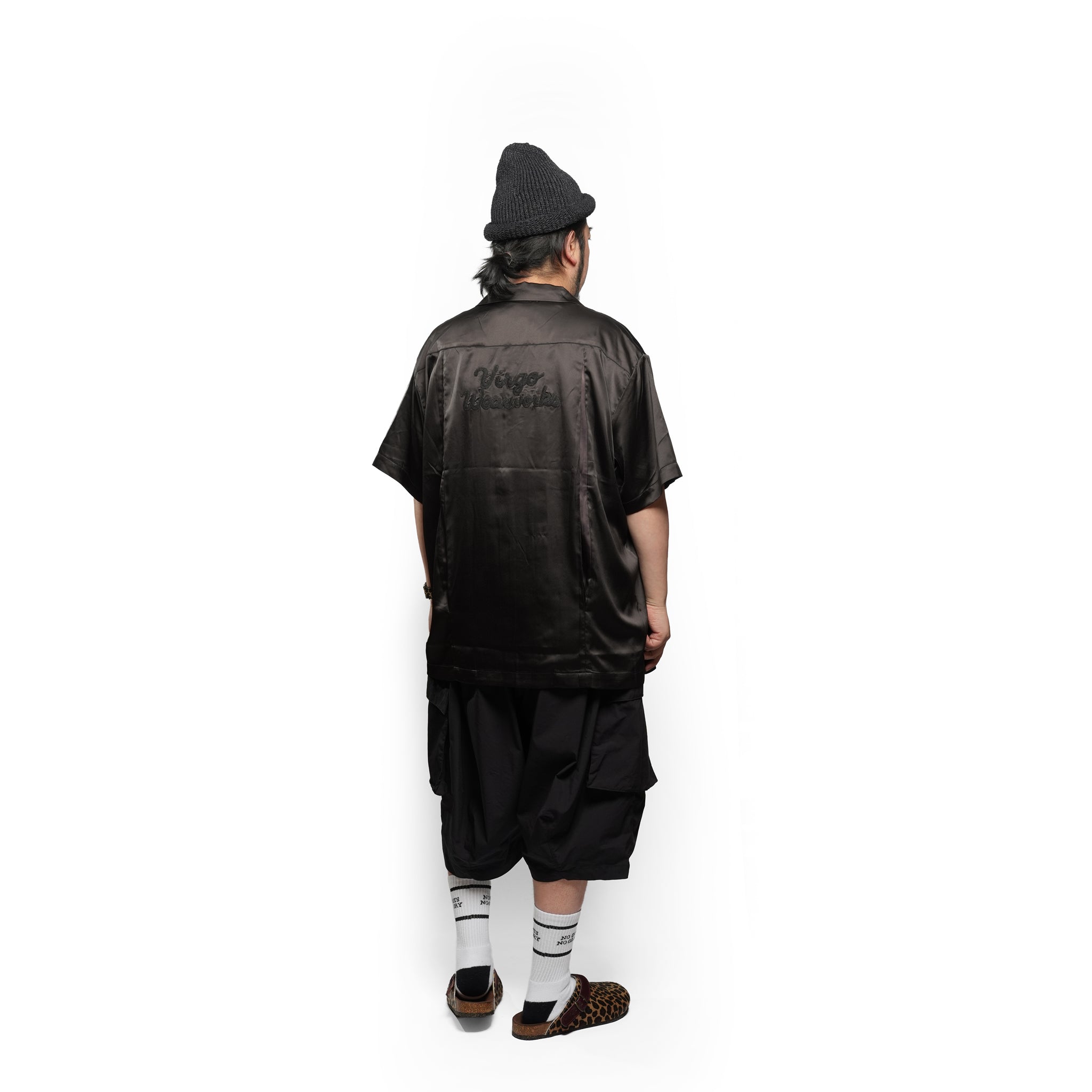 LUXE BOWLING SATIN SHIRT – Black | VIRGOwearworks
