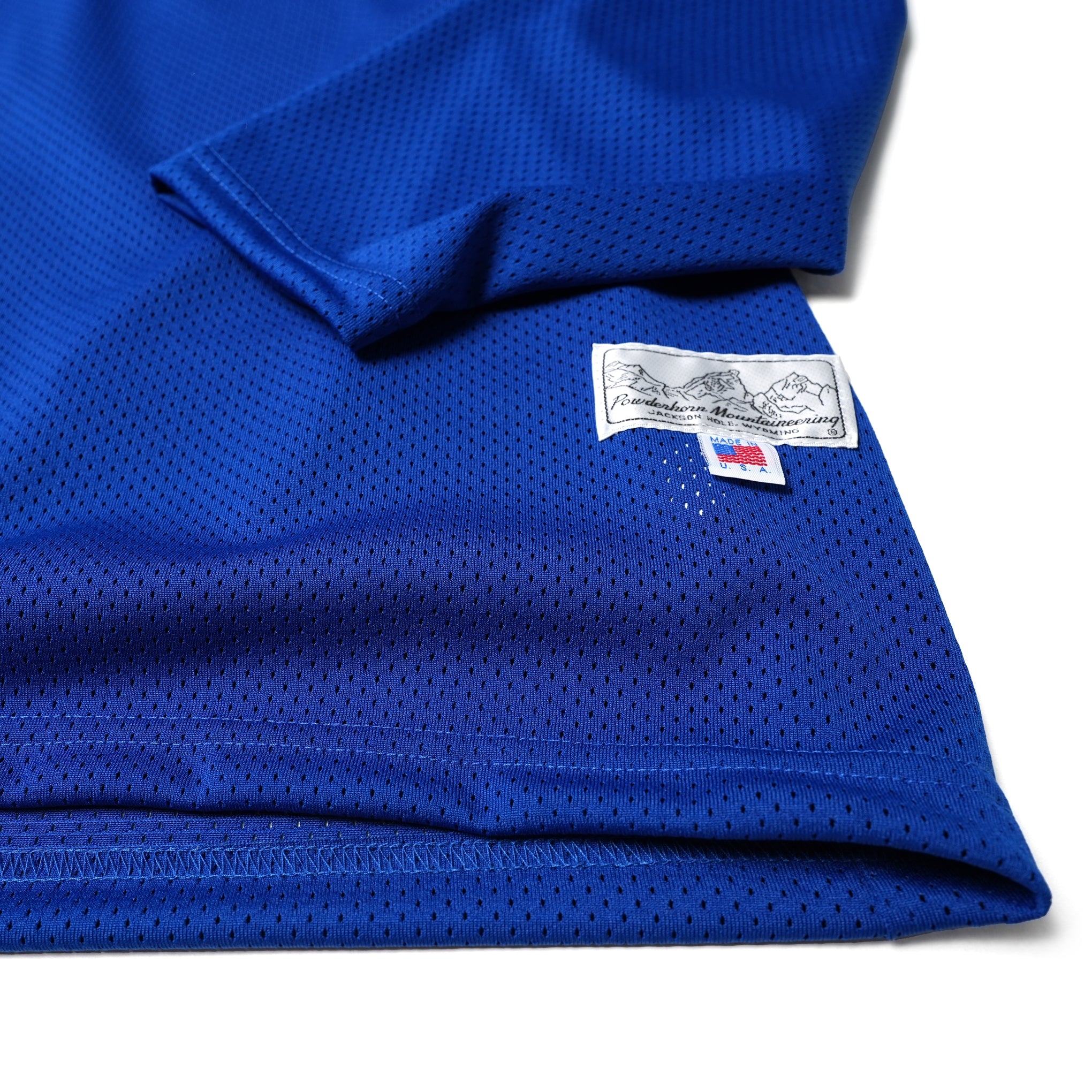 No:PH23FW-003 | Name:P.H. M. MESH TEE | Color:Green/Blue【POWDERHORN MOUNTAINEERING_パウダーホーンマウンテニアリング】