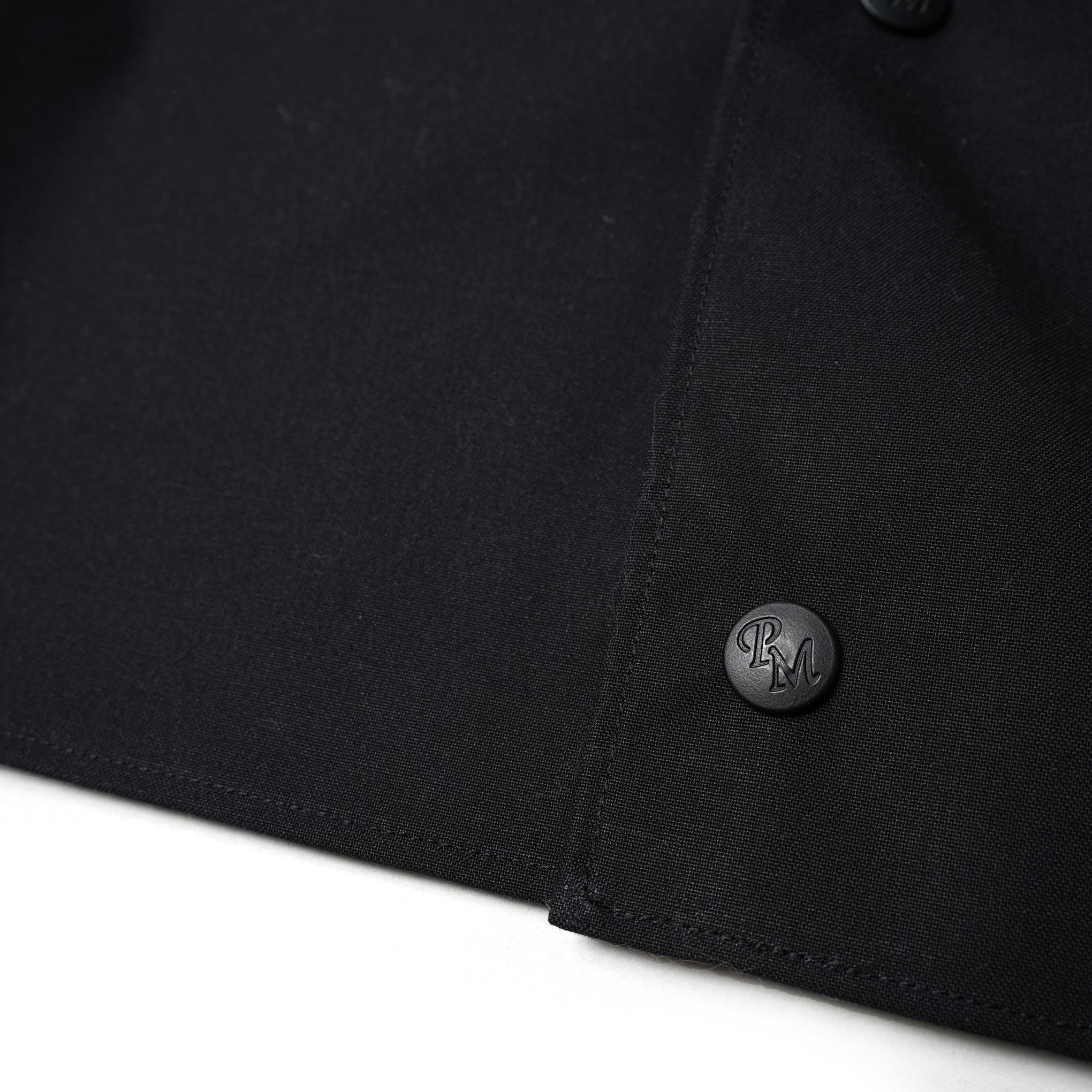 No:PH23FW-009 | Name:P.H. M. BM S.WAX CLOTH VEST | Color:Black【POWDERHORN MOUNTAINEERING_パウダーホーンマウンテニアリング】