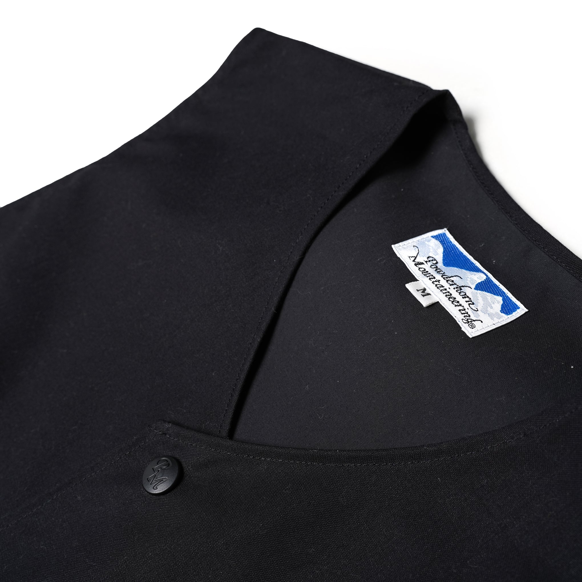 No:PH23FW-009 | Name:P.H. M. BM S.WAX CLOTH VEST | Color:Black【POWDERHORN MOUNTAINEERING_パウダーホーンマウンテニアリング】