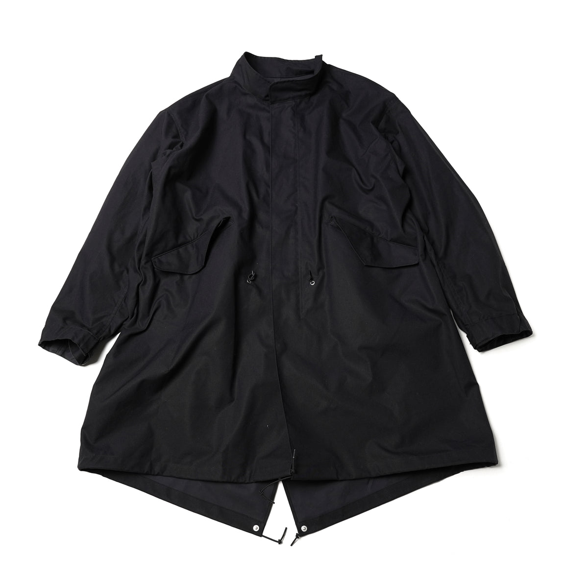 P.H. M. BM S.WAX CLOTH MODS COAT – Black | POWDERHORN MOUNTAINEERING