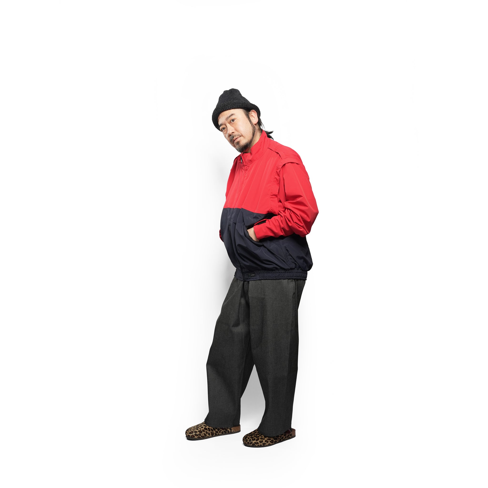 5050AC Two Tone Velocity Jacket – Red / Navy | MOCEAN