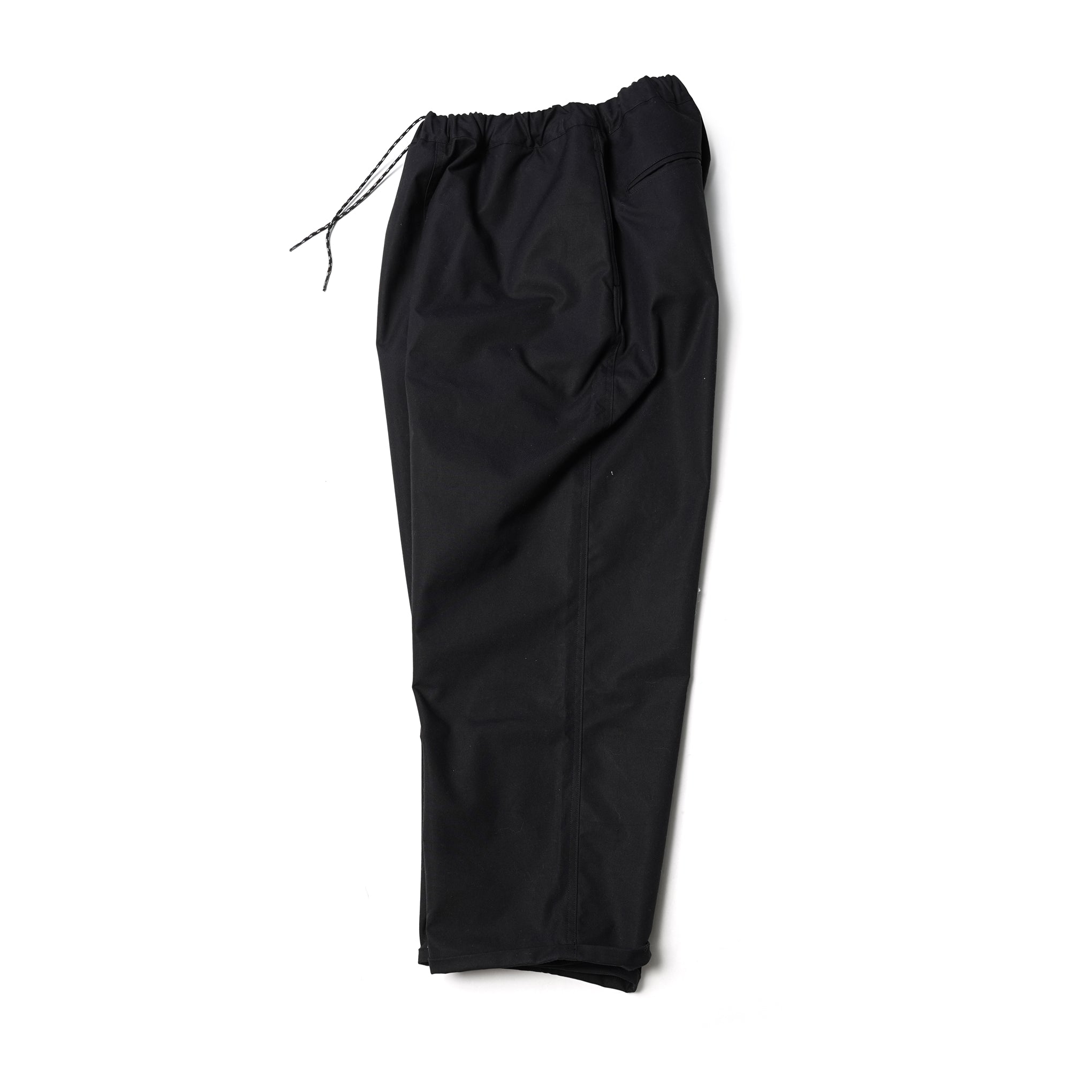 PH23FW-010 | P.H. M. BM S.WAX CLOTH EASY PANTS | Color:Black【POWDERHORN MOUNTAINEERING_パウダーホーンマウンテニアリング】