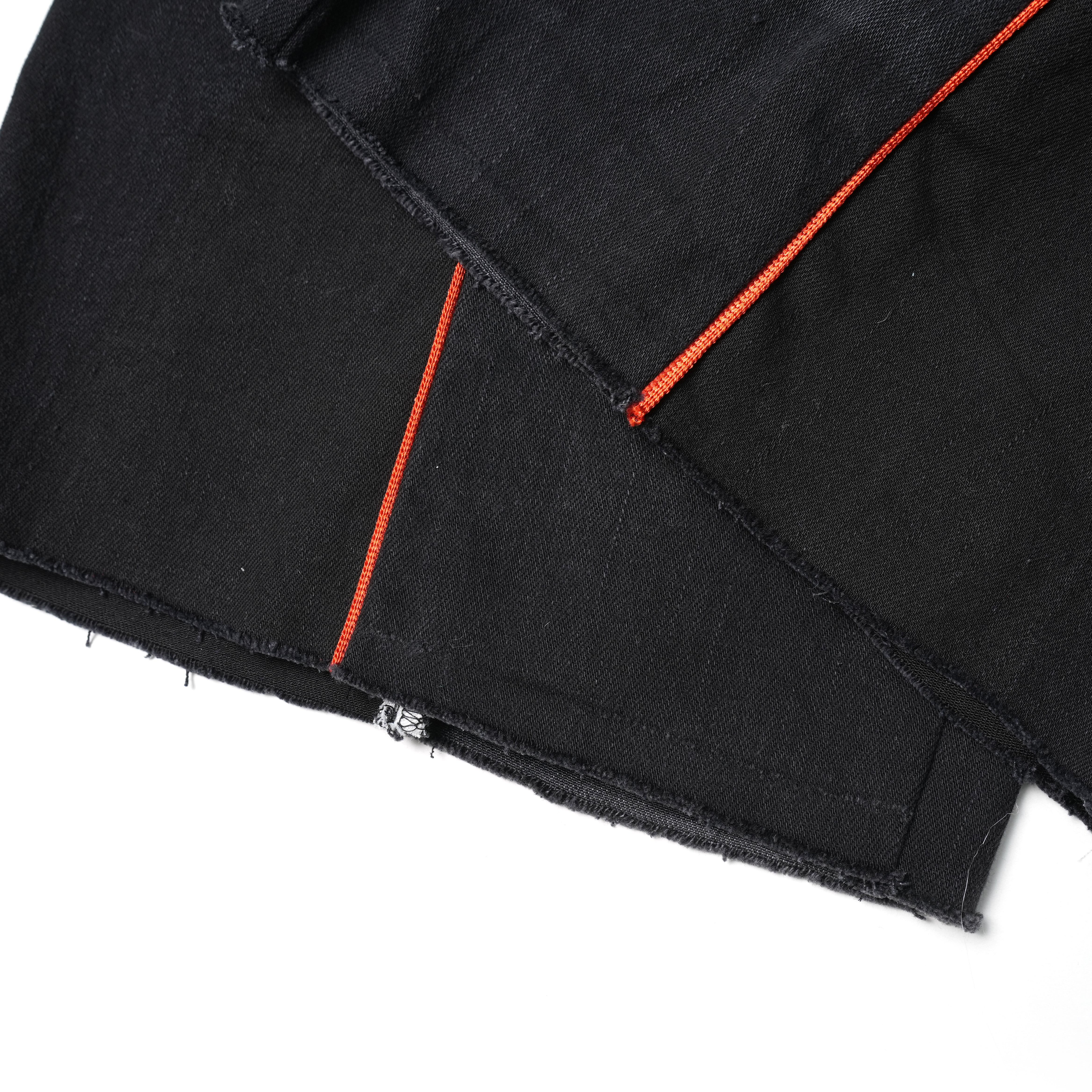 No:mate-268 | Name:wフレアデニム | Color:Black | Size:M【REHERSALL_リハーズオール】