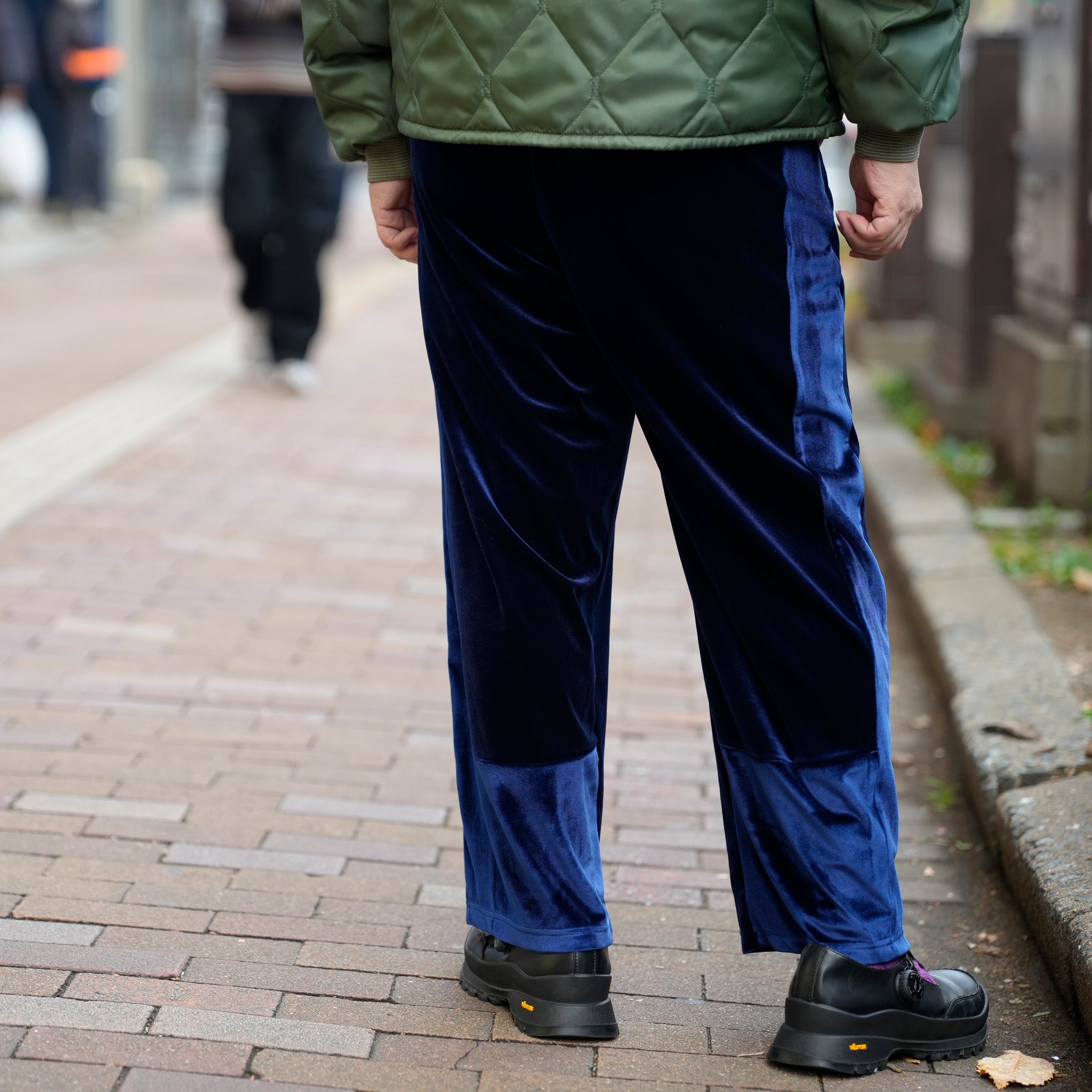Velor Pants | Color_Navy | No_L-PA-004_navy【Looper_ルーパー】
