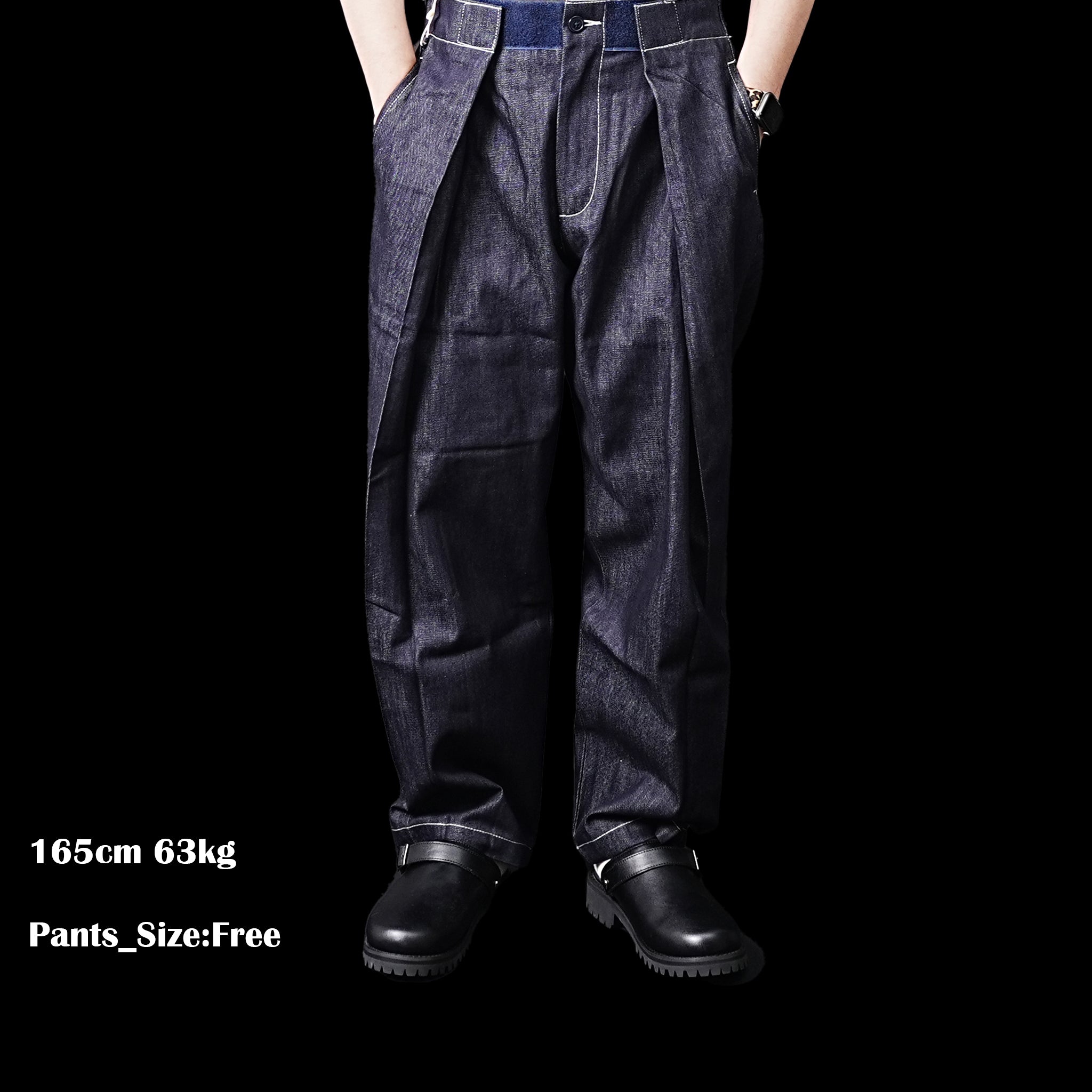 No:#589 | Name:FW23-CA DENIM PANTS | Color:Denim Size:Free【WORKWARE】