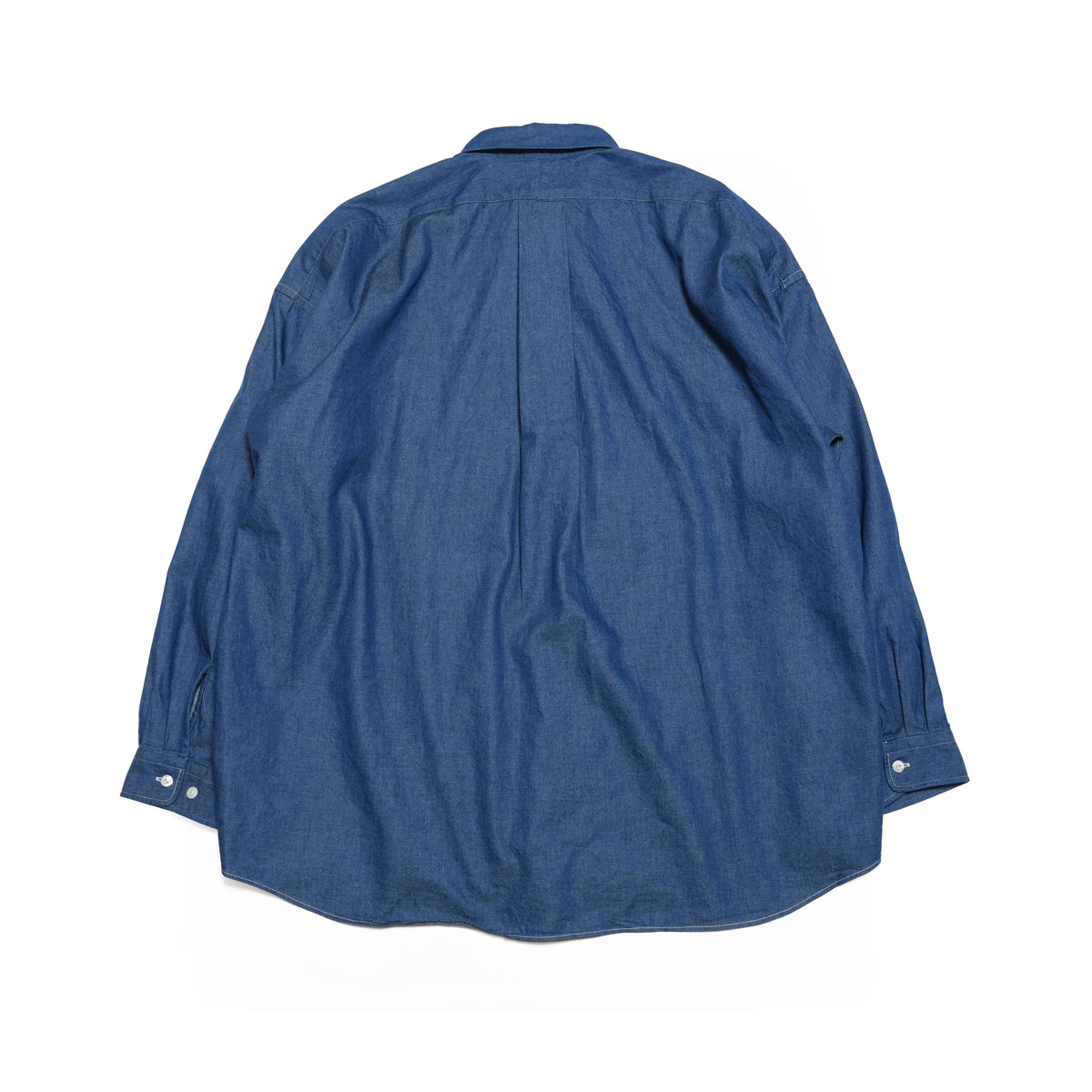 REGULAR WIDE W POCKET SHIRT-DENIM 2026AW – Navy | CATTA SHIRTS
