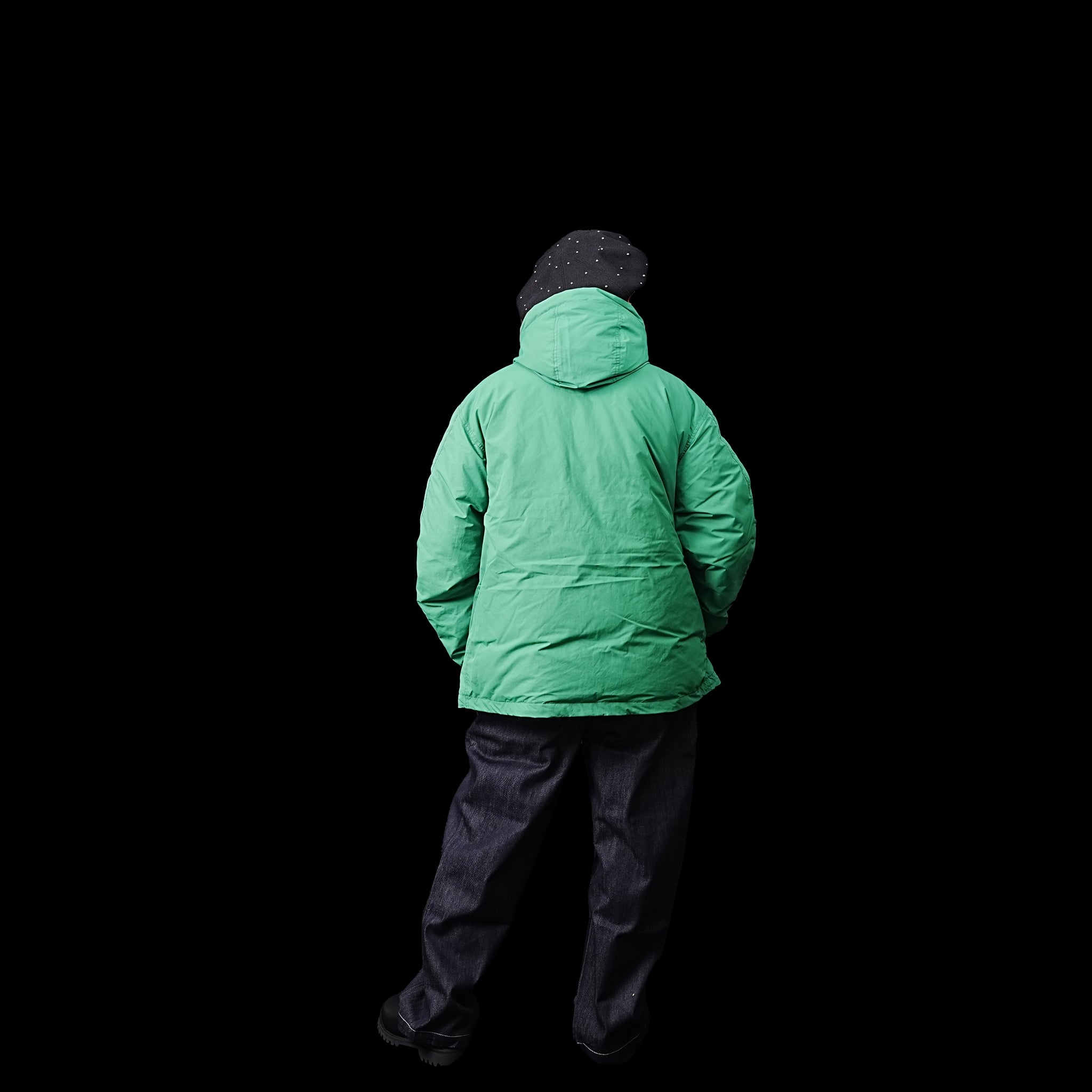 FEW23WJK5107 | ZIP UP DOWN PARKA – Green | MIFFEW