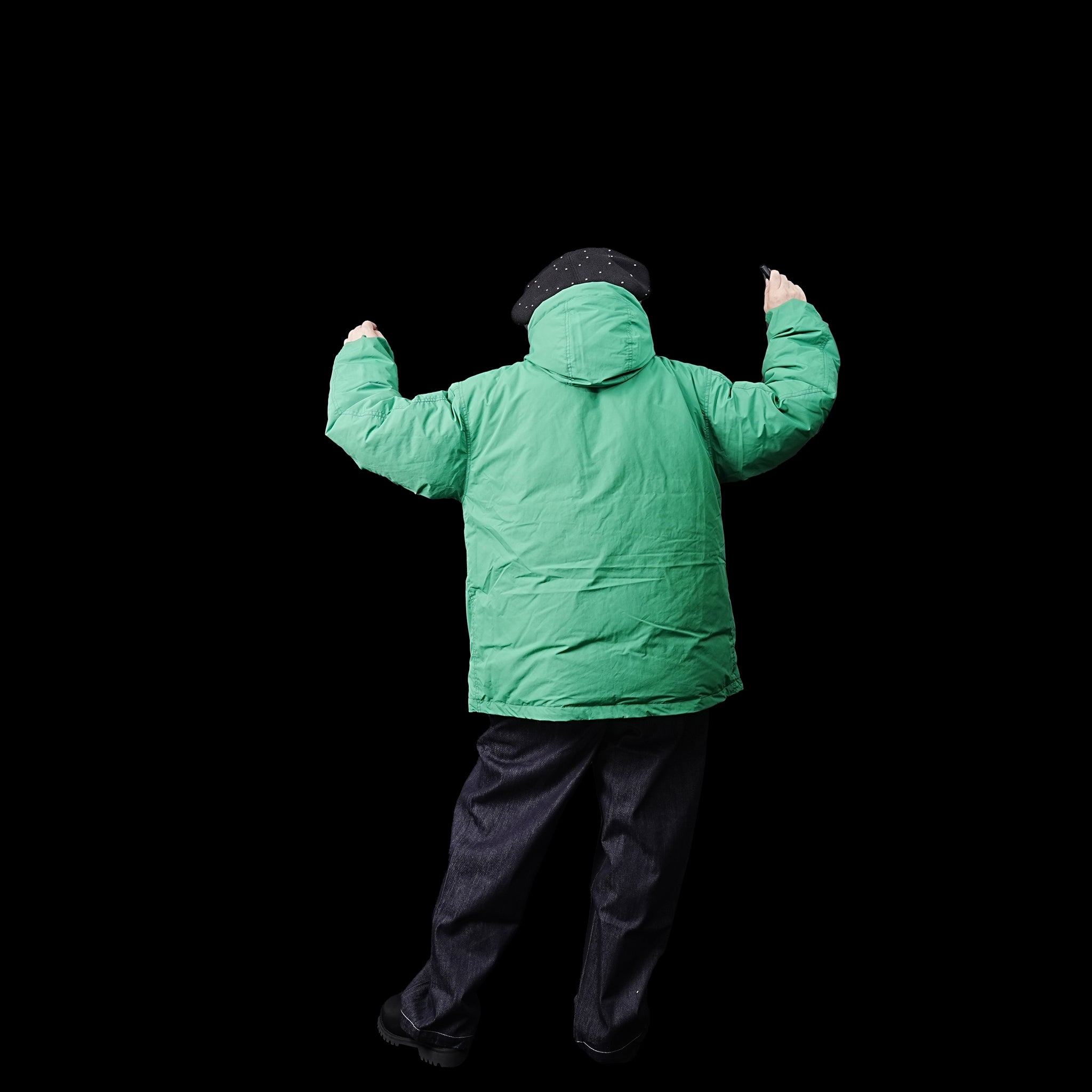 FEW23WJK5107 | ZIP UP DOWN PARKA – Green | MIFFEW