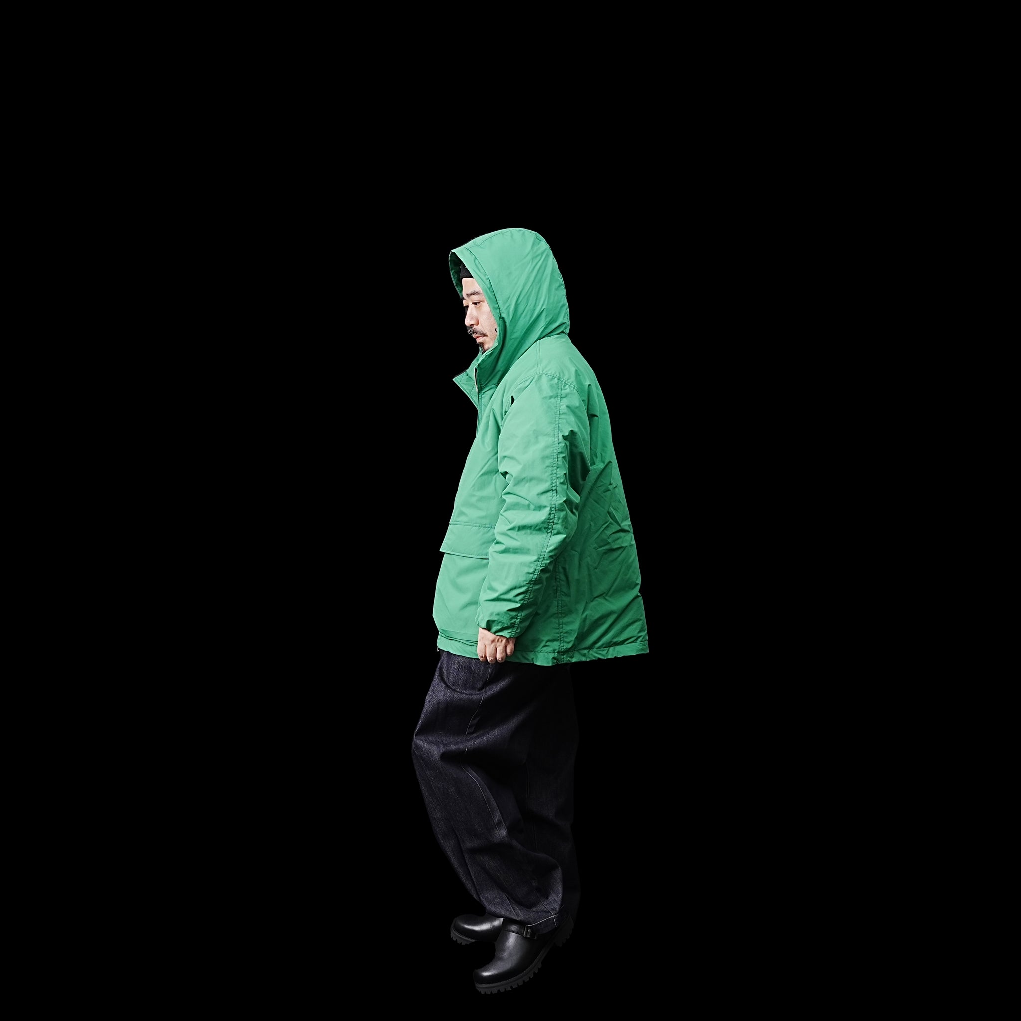 FEW23WJK5107 | ZIP UP DOWN PARKA – Green | MIFFEW