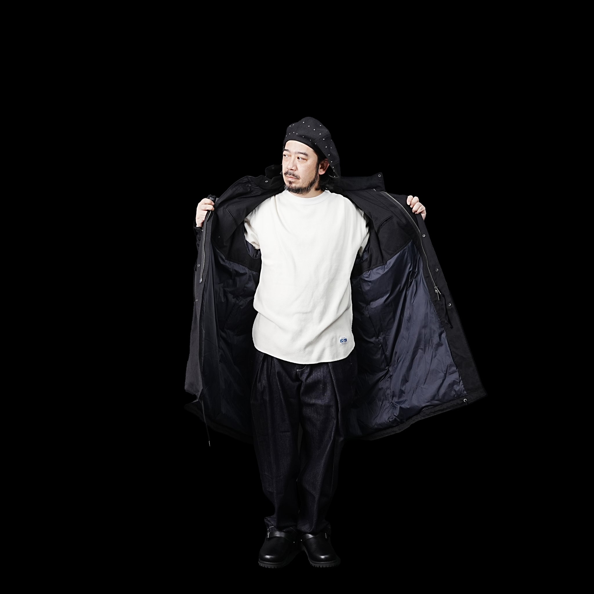 No:FEW23WJK5102 | Name:FIELD DOWN COAT | Color:Black【MIFFEW_ミフュー】