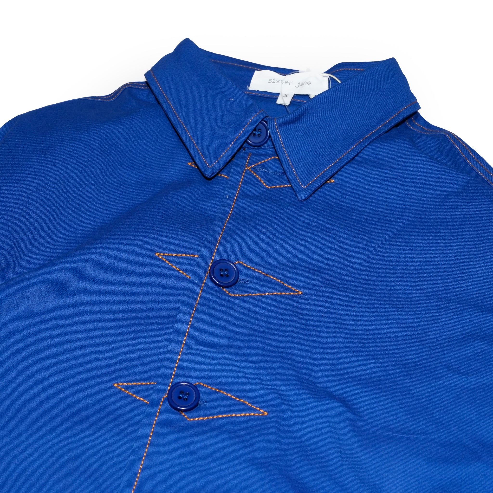 Mariposa Workwear Jacket | Color_Blue | No_32SM00JKM061BLE_BLUE【SISTER JANE_シスタージェーン】