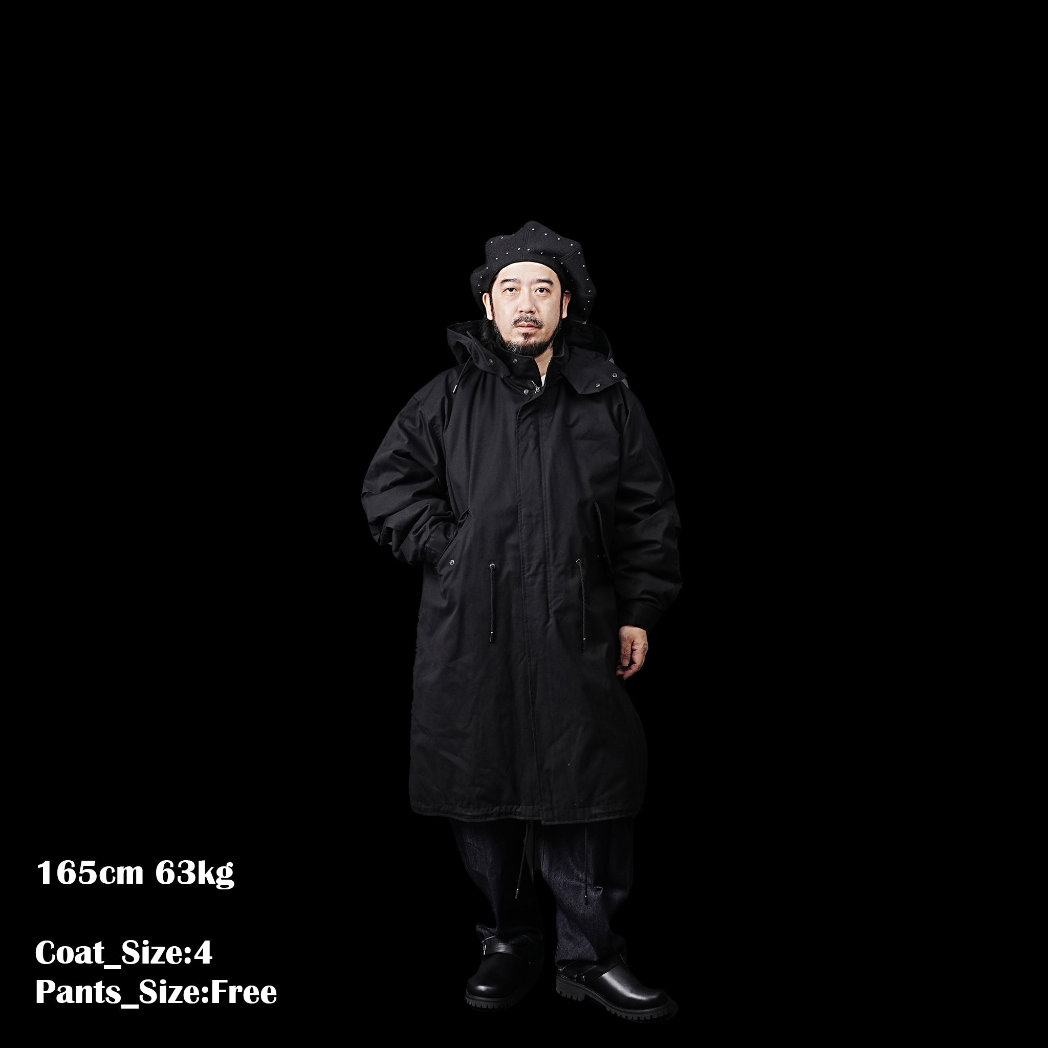 FEW23WJK5102 | FIELD DOWN COAT – Black | MIFFEW