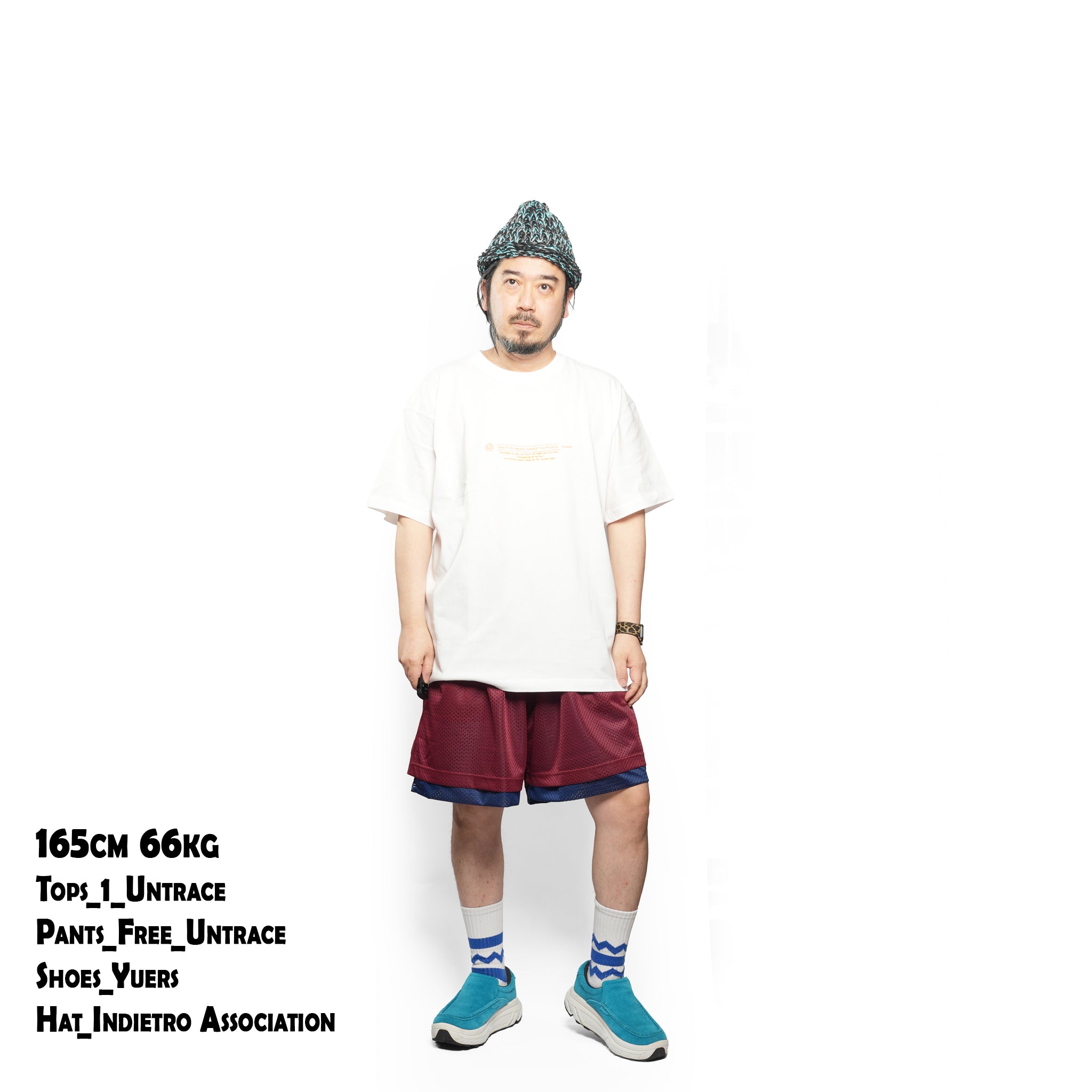 _278 Graphic tee 7 – White / Orange | UNTRACE