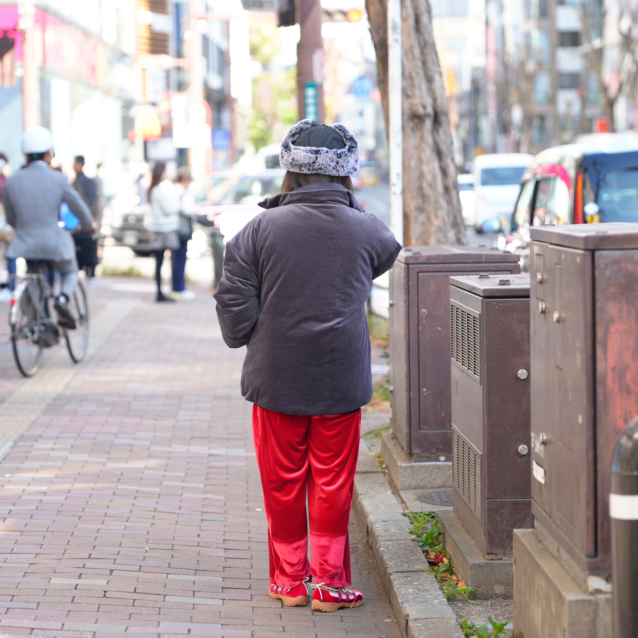 Velor Pants | Color_Red | No_L-PA-004_red【Looper_ルーパー】