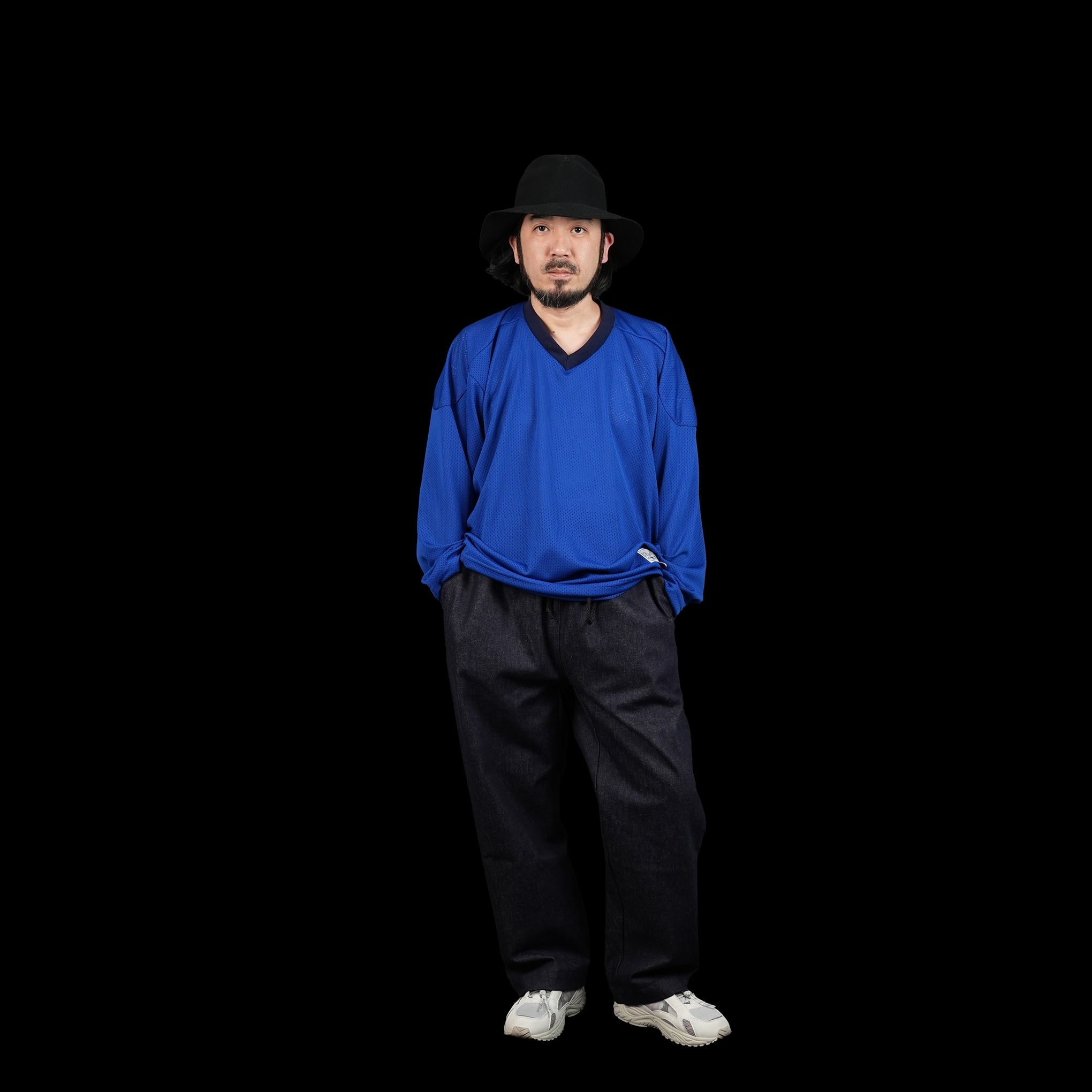 PH23FW-010 | P.H. M. BM S.WAX CLOTH EASY PANTS | Color:Black【POWDERHORN MOUNTAINEERING_パウダーホーンマウンテニアリング】