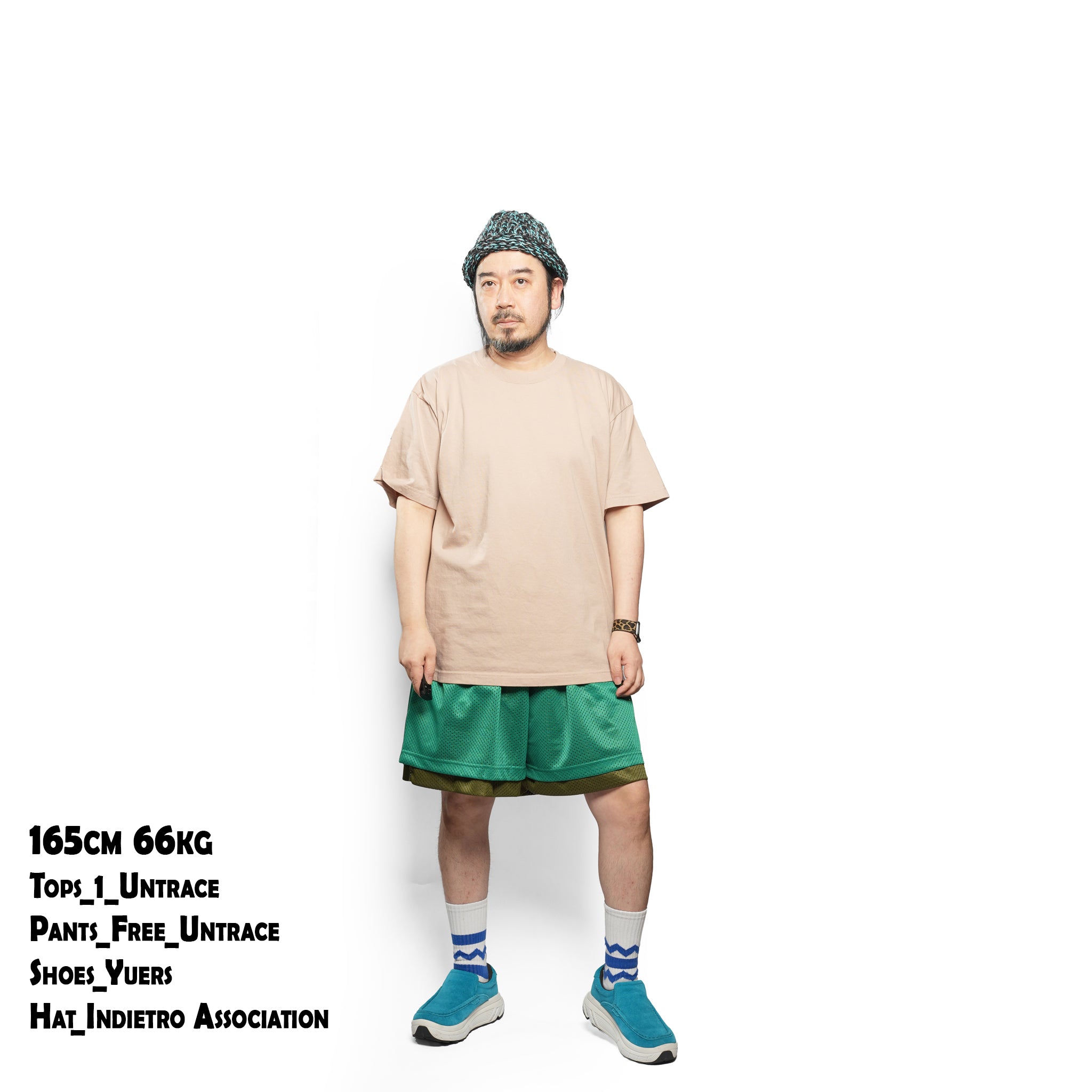 _280 Graphic tee 9 – Dusty Pink × Dark Navy | UNTRACE