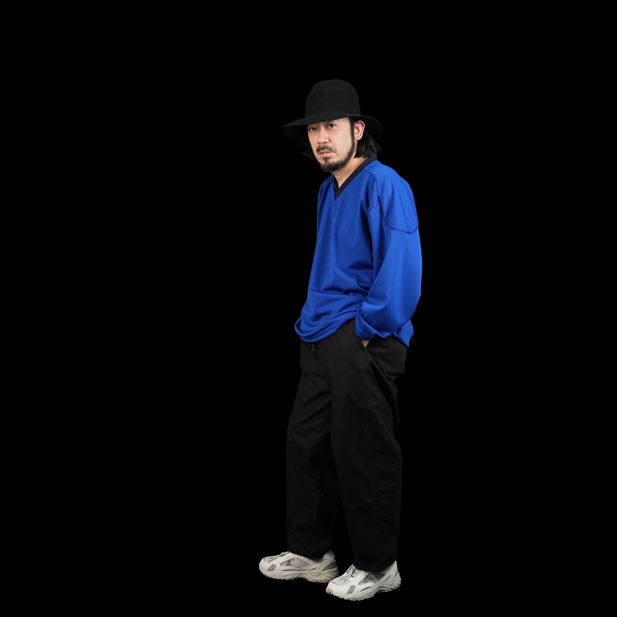 PH23FW-010 | P.H. M. BM S.WAX CLOTH EASY PANTS | Color:Black【POWDERHORN MOUNTAINEERING_パウダーホーンマウンテニアリング】