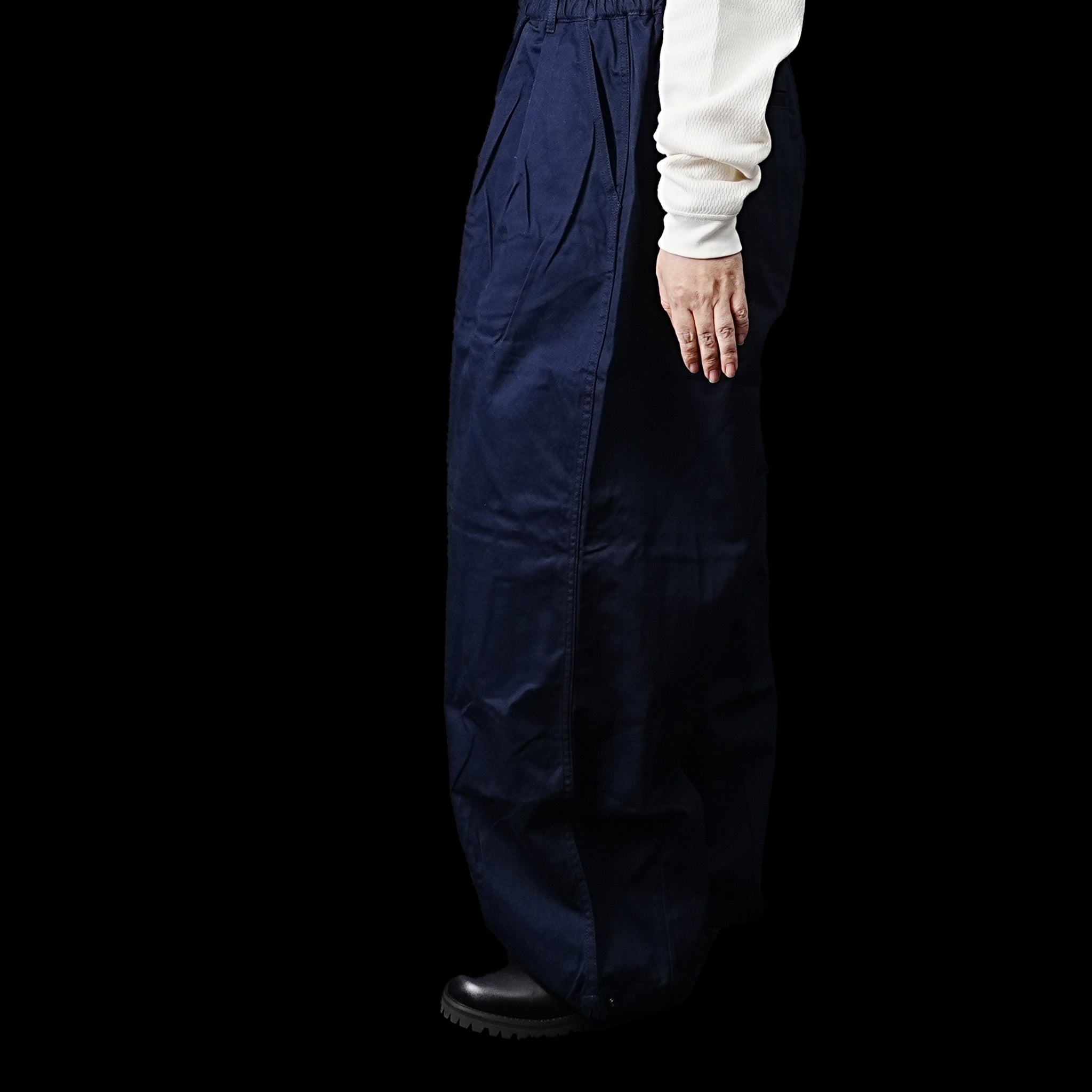 No:#590 | Name:FW23-BIG UNISEX BALLOON PANTS | Color:Navy| Size:Free【WORKWARE】