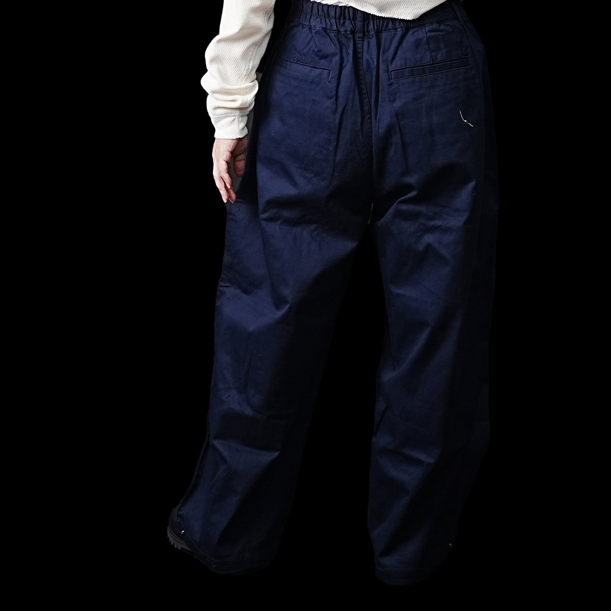 No:#590 | Name:FW23-BIG UNISEX BALLOON PANTS | Color:Navy| Size:Free【WORKWARE】
