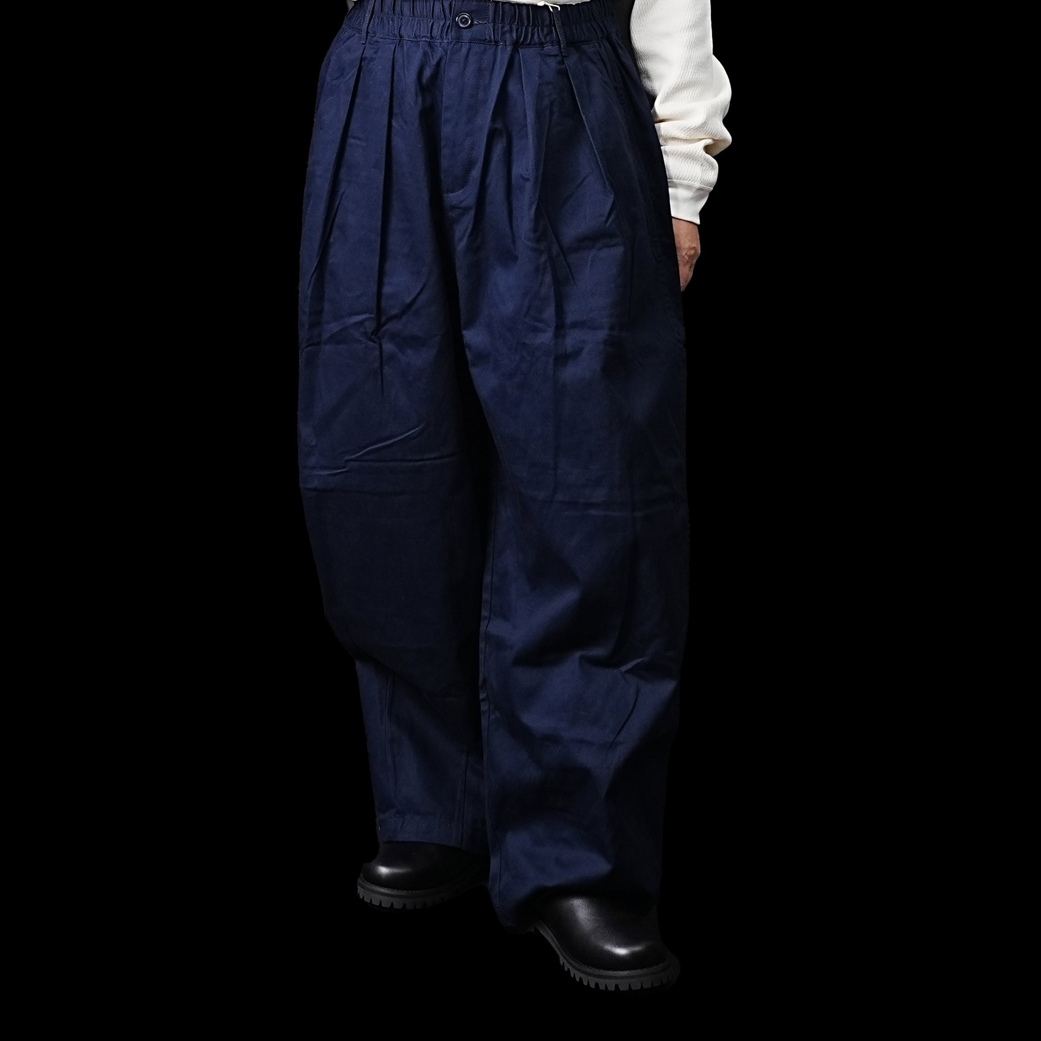 No:#590 | Name:FW23-BIG UNISEX BALLOON PANTS | Color:Navy| Size:Free【WORKWARE】