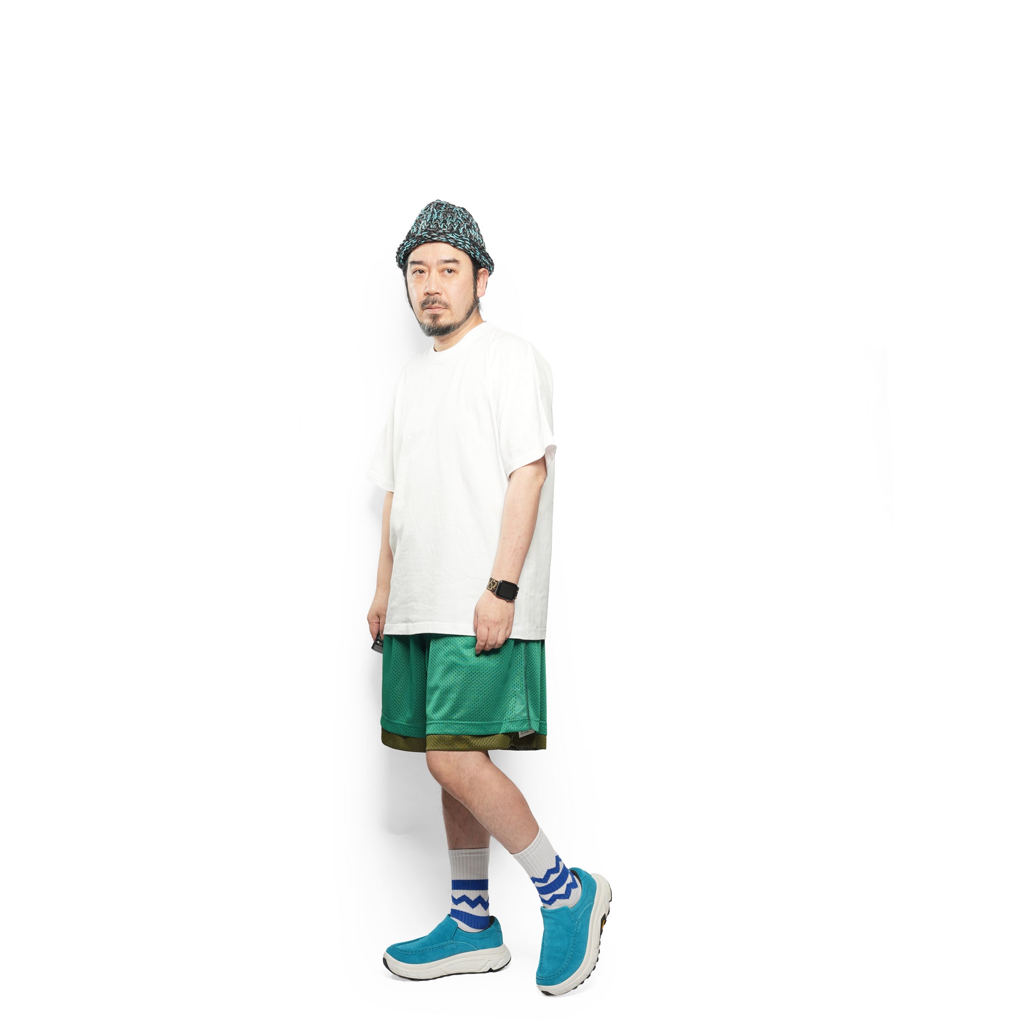 _280 Graphic tee 9 – White × Light Gra Y | UNTRACE