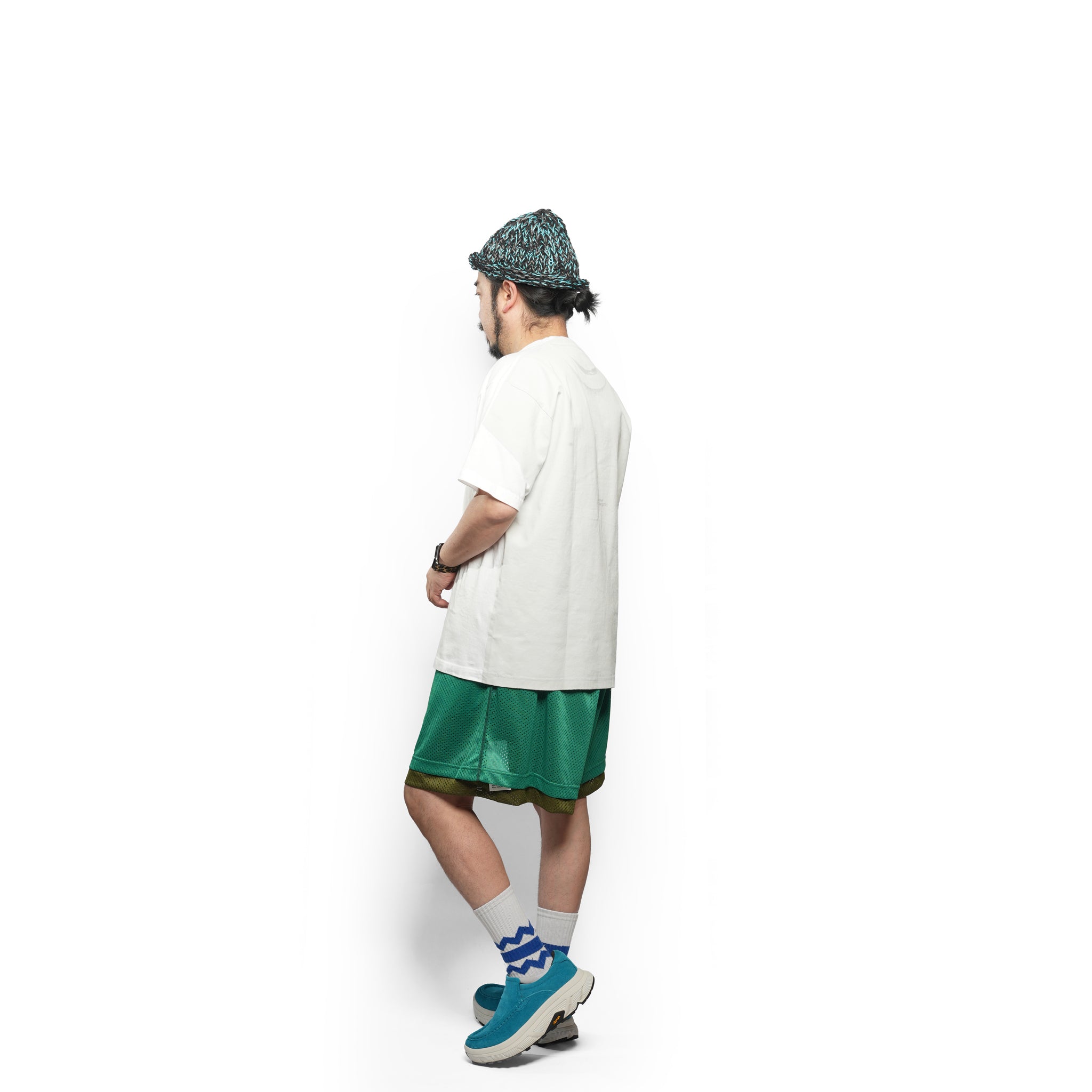 _280 Graphic tee 9 – White × Light Gra Y | UNTRACE