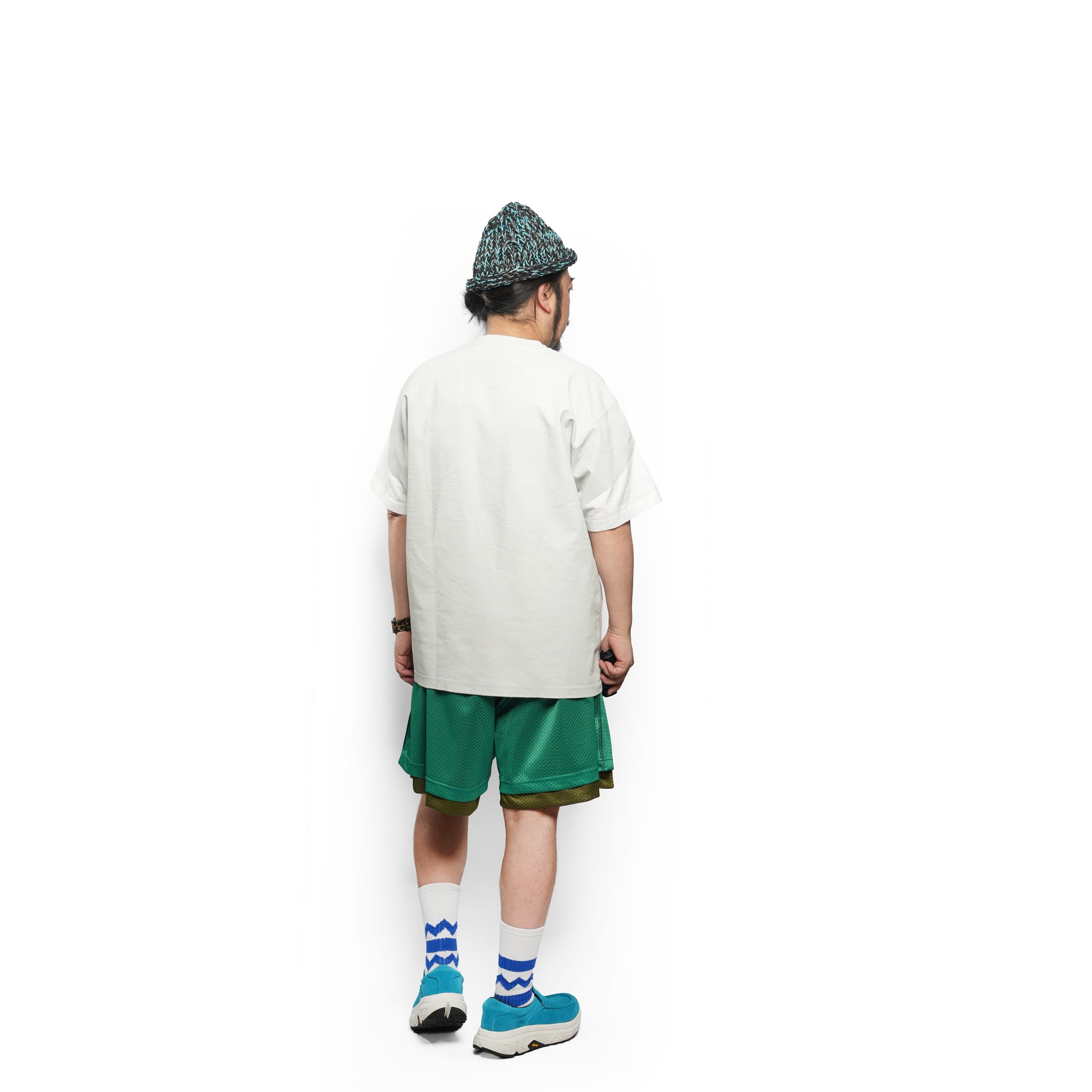 _280 Graphic tee 9 – White × Light Gra Y | UNTRACE
