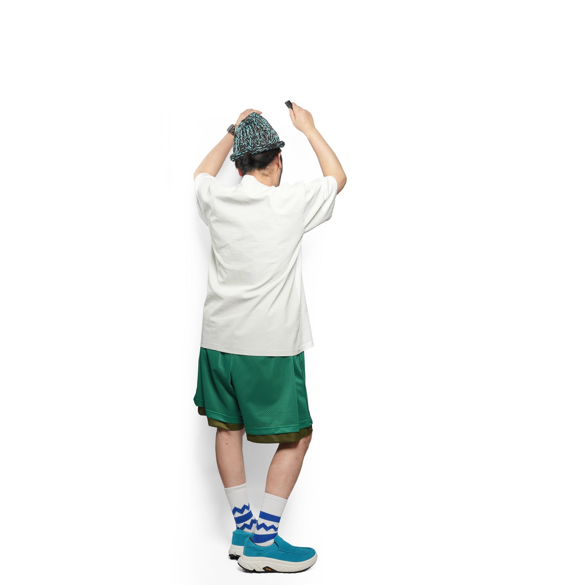 _280 Graphic tee 9 – White × Light Gra Y | UNTRACE