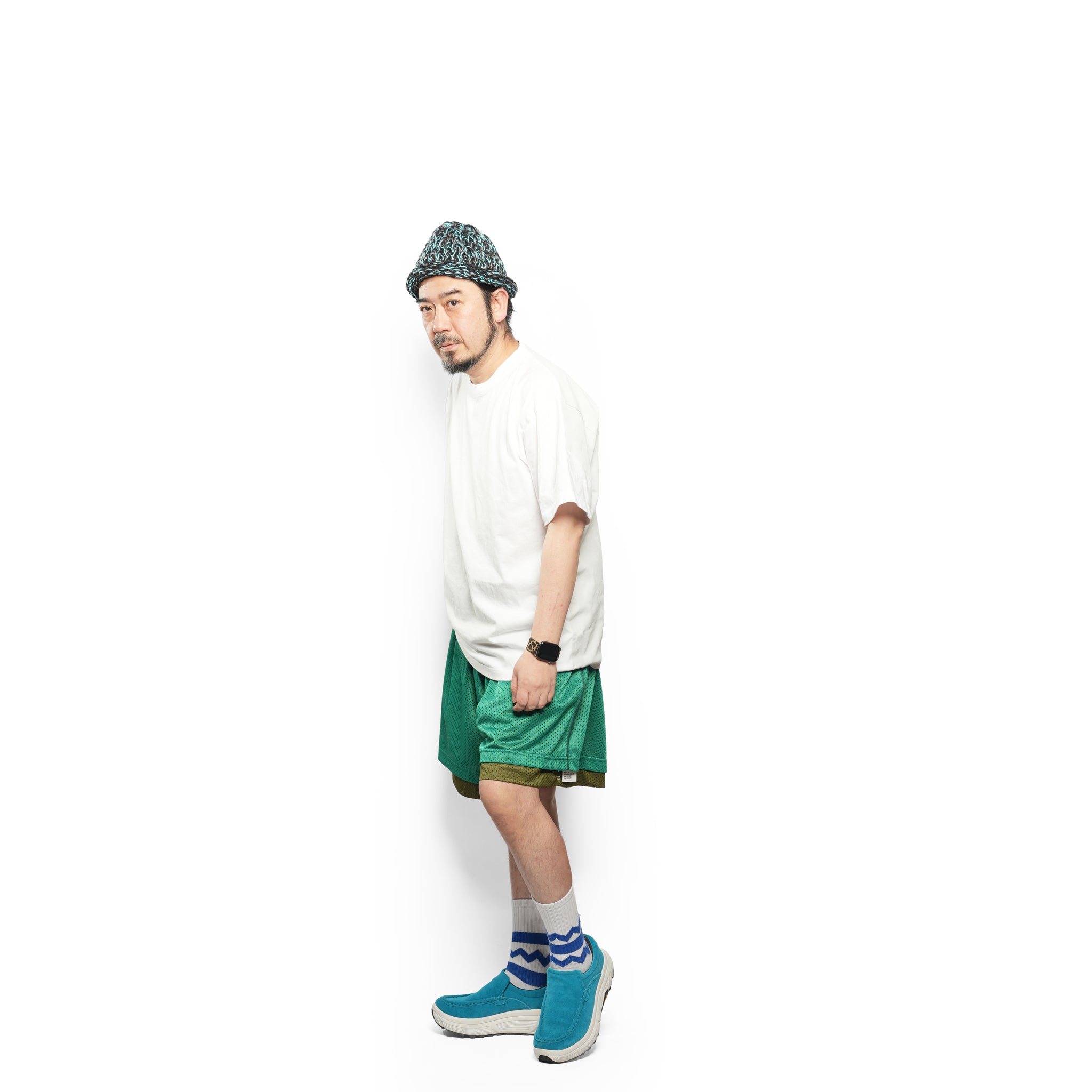 _280 Graphic tee 9 – White × Light Gra Y | UNTRACE