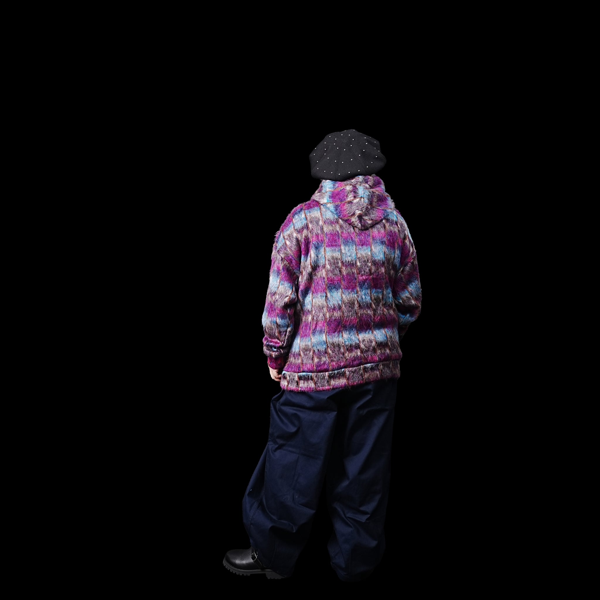 M32802-3 | Shaggy Hoodie Made in Japan By Minami Shoten | Color:Ji-Chan【MONITALY_モニタリー】