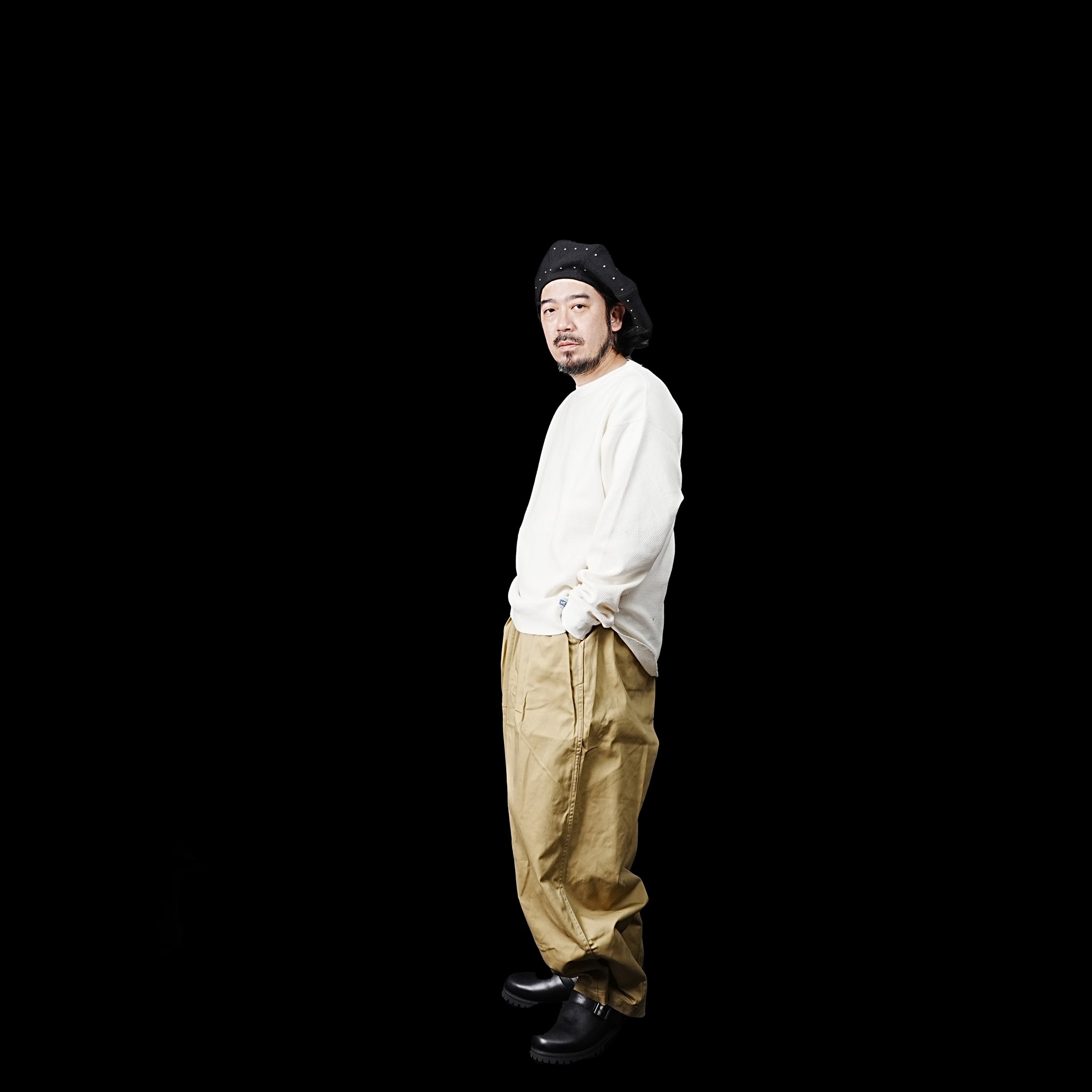 No:#590 | Name:FW23-BIG UNISEX BALLOON PANTS | Color:Khaki | Size:Free【WORKWARE】