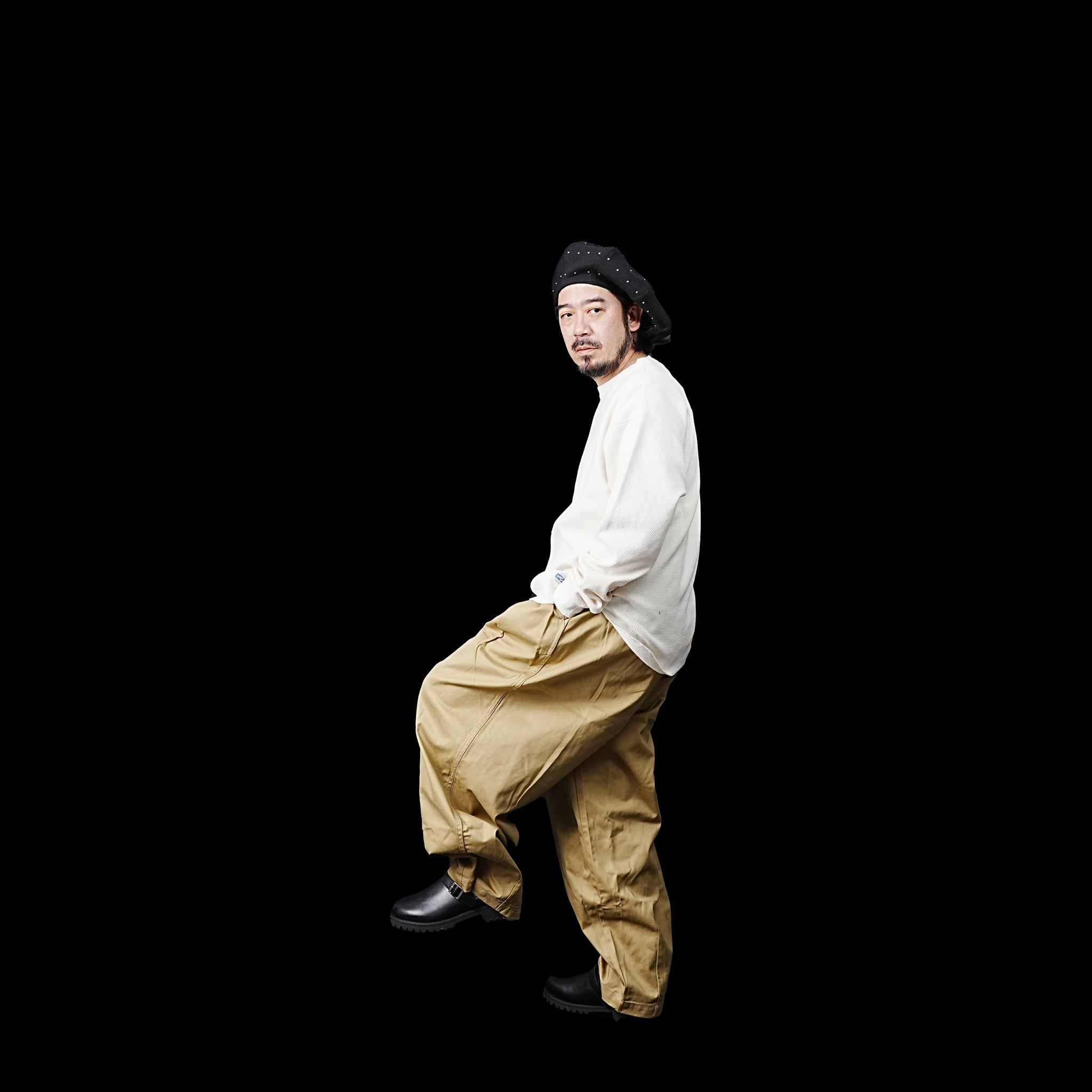 No:#590 | Name:FW23-BIG UNISEX BALLOON PANTS | Color:Khaki | Size:Free【WORKWARE】