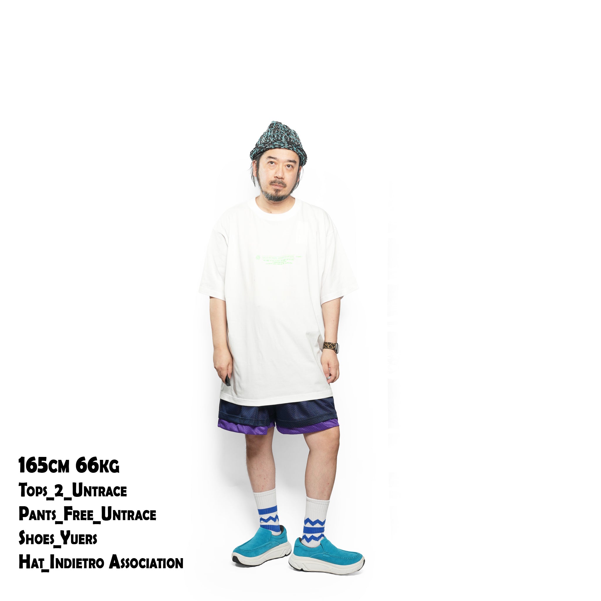 _230 リバーシブルメッシュショーツ – Dark Navy × Purple | UNTRACE