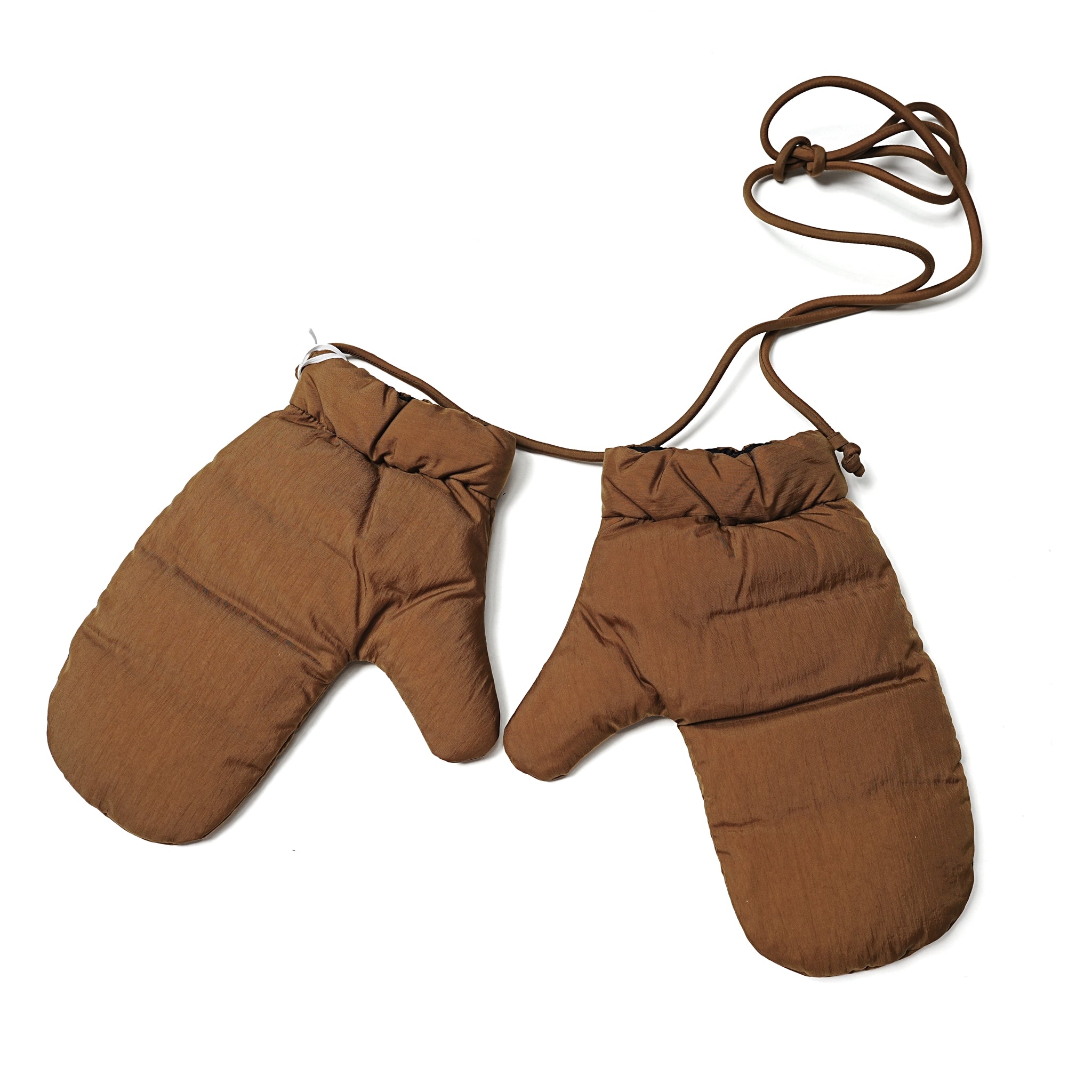 No:FEW23WAC5118b | Name:DOWN MITTENS | Color:Camel【MIFFEW_ミフュー】