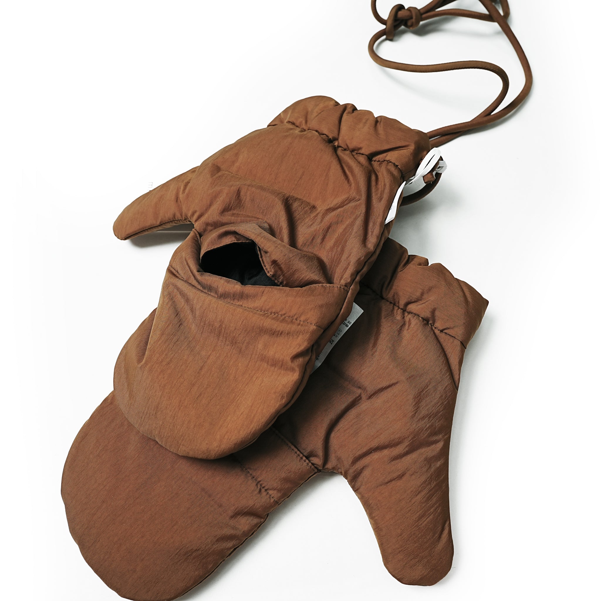 No:FEW23WAC5118b | Name:DOWN MITTENS | Color:Camel【MIFFEW_ミフュー】